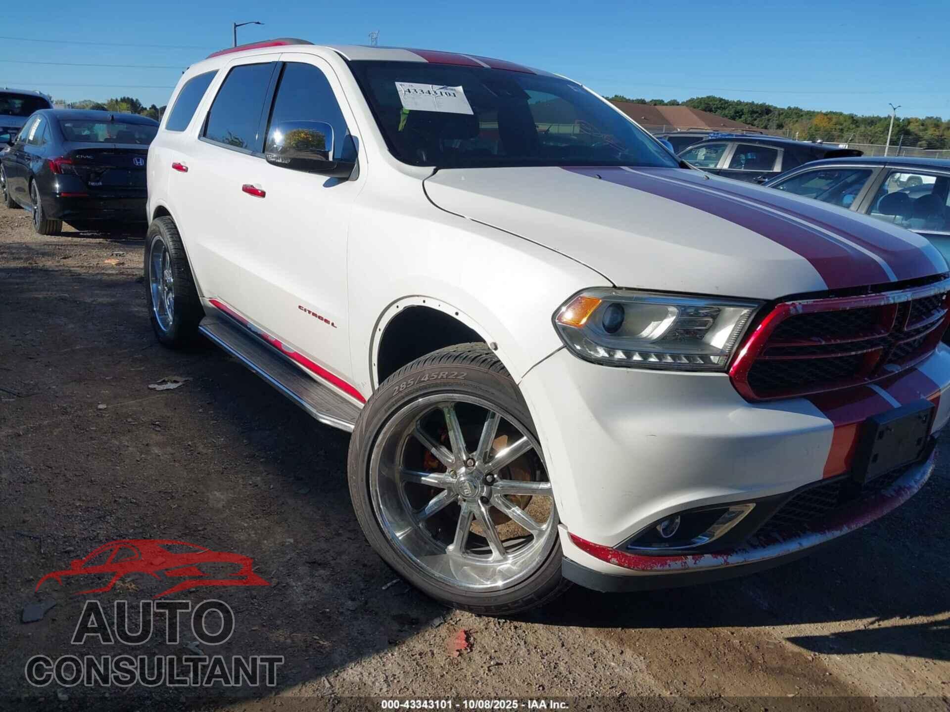 DODGE DURANGO 2017 - 1C4RDJEG6HC806667