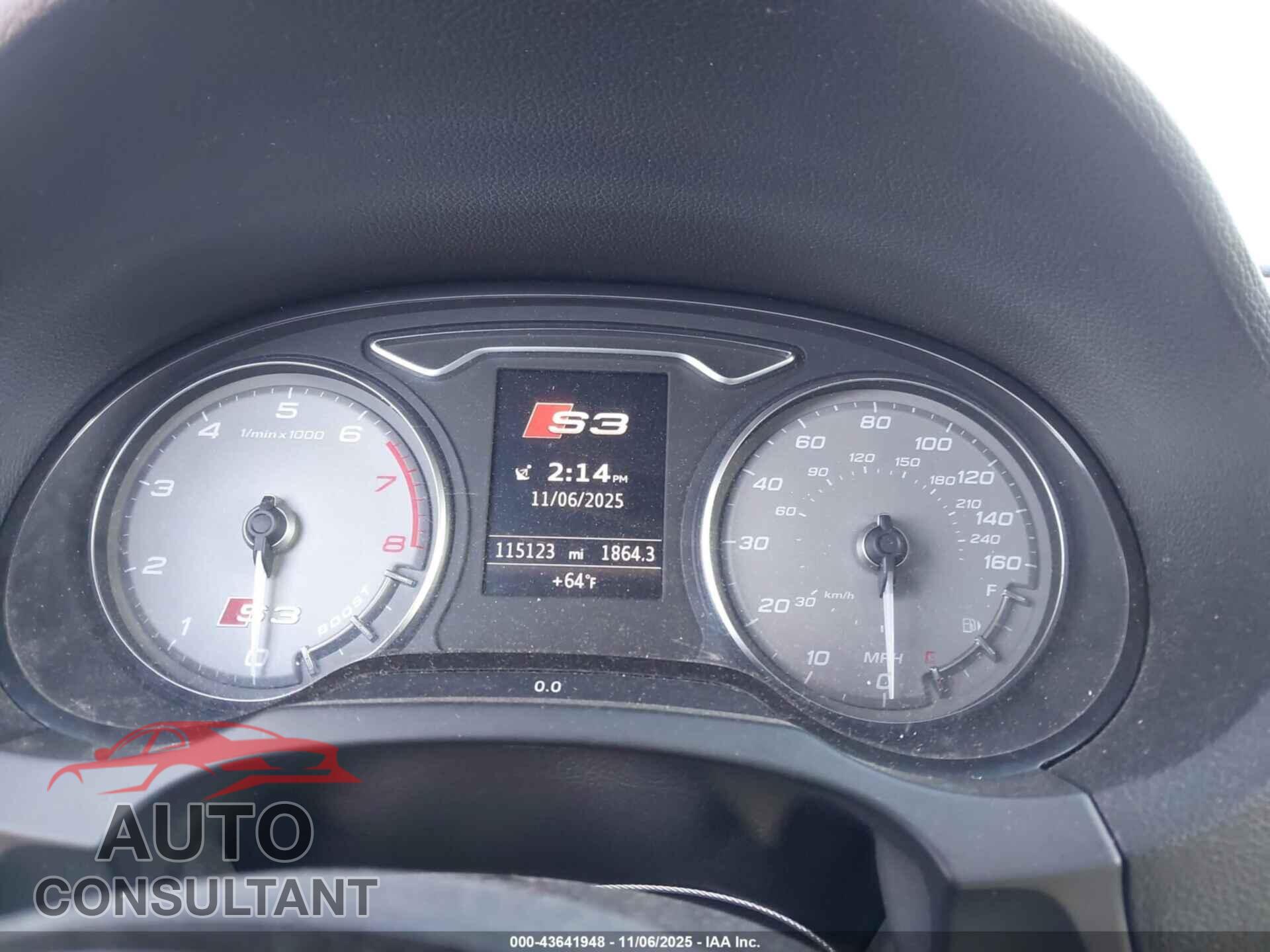AUDI S3 2015 - WAUBFGFF4F1114479