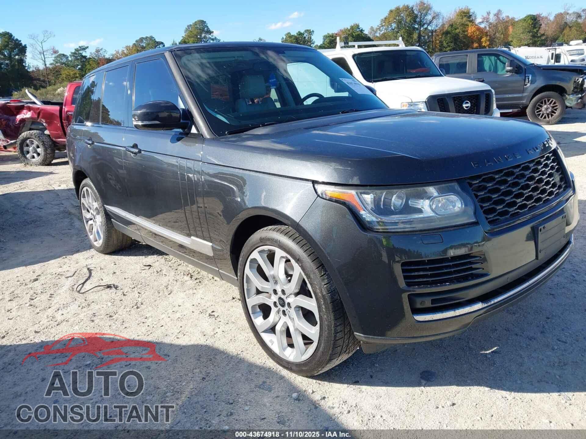 LAND ROVER RANGE ROVER 2015 - SALGS2VFXFA233137