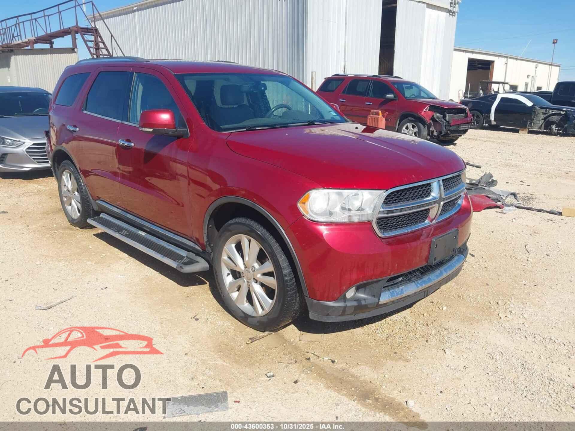 DODGE DURANGO 2013 - 1C4RDHDG3DC667778