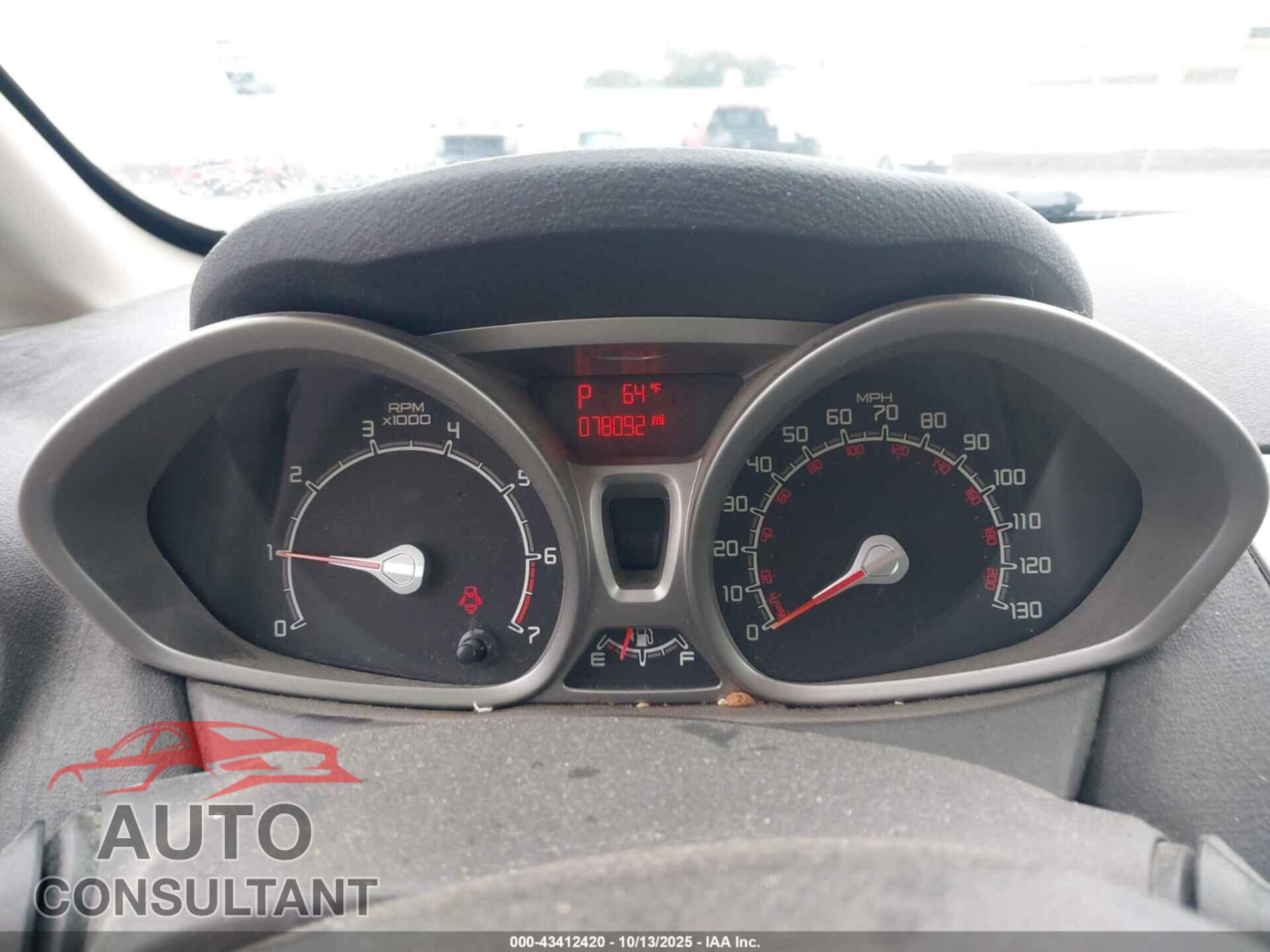 FORD FIESTA 2011 - 3FADP4EJ9BM156808