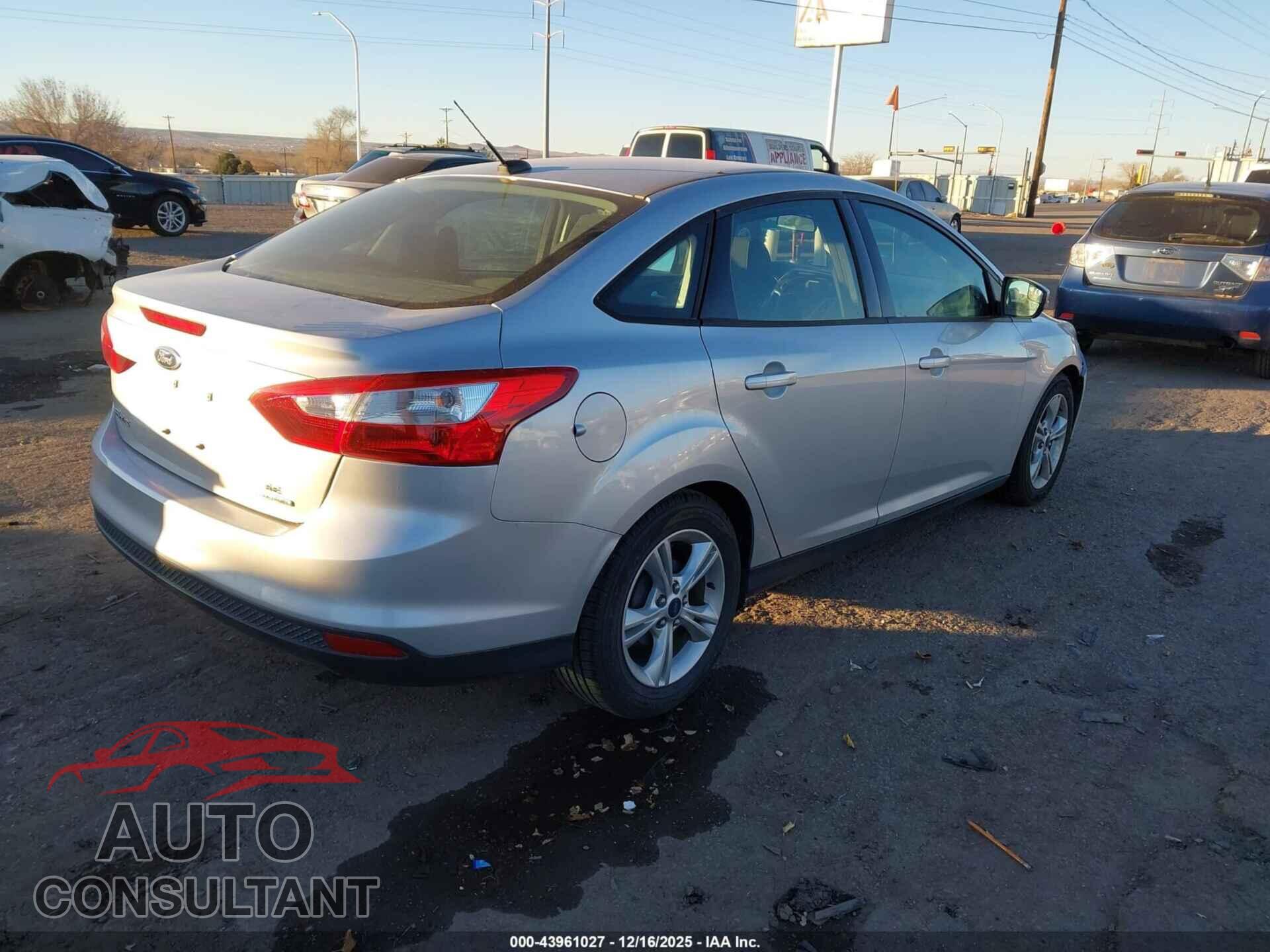 FORD FOCUS 2014 - 1FADP3F22EL184604