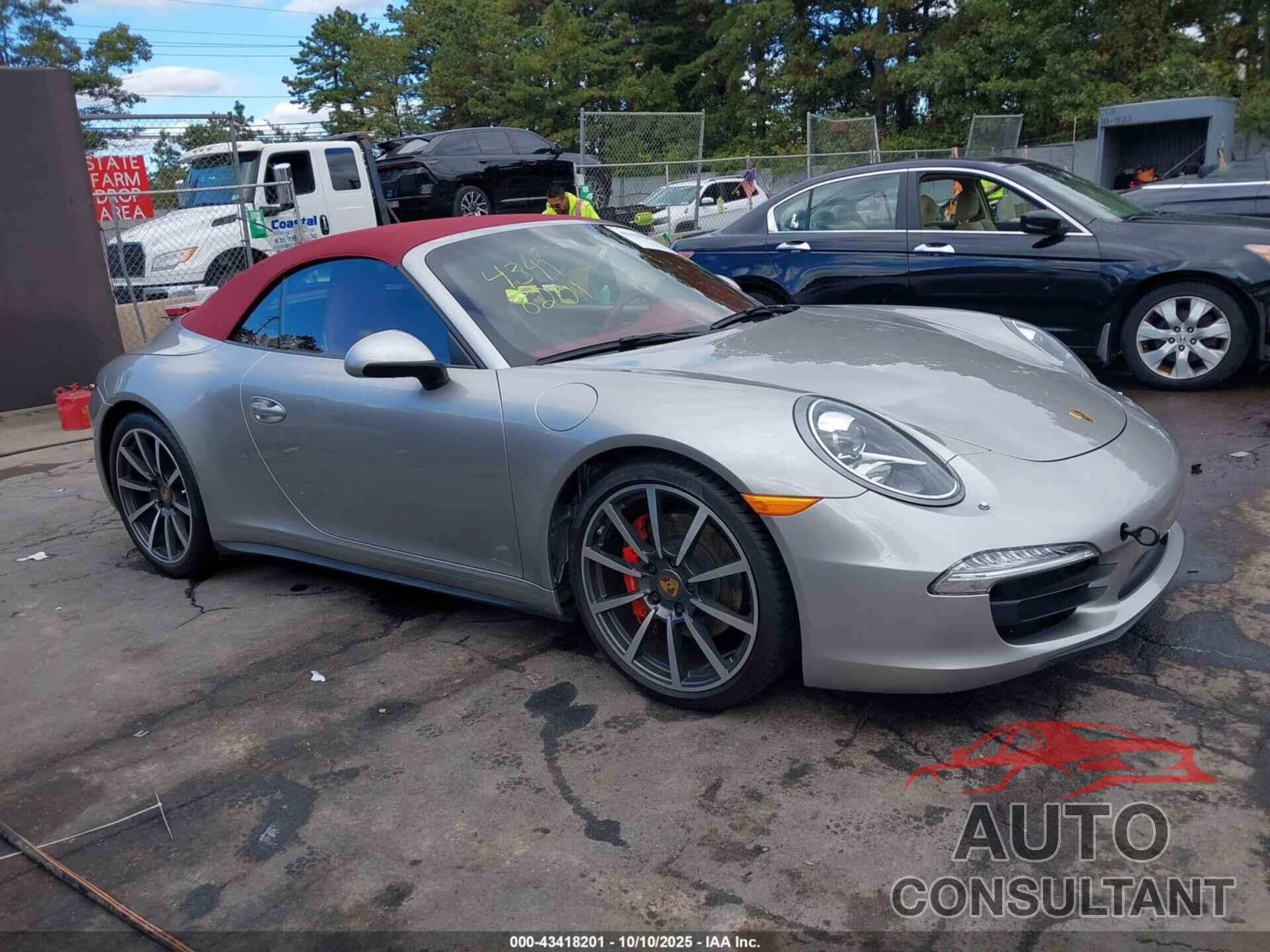 PORSCHE 911 2013 - WP0CB2A9XDS155813