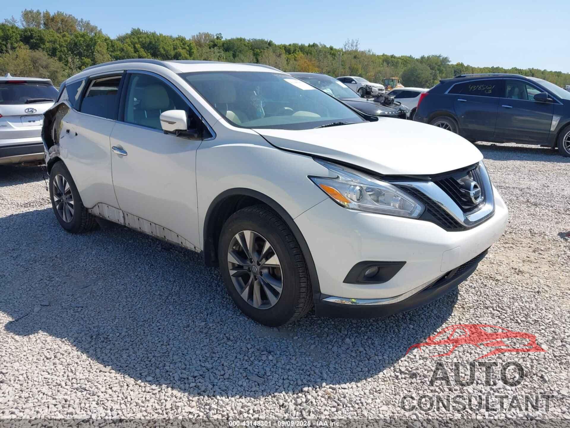 NISSAN MURANO 2017 - 5N1AZ2MH4HN106631