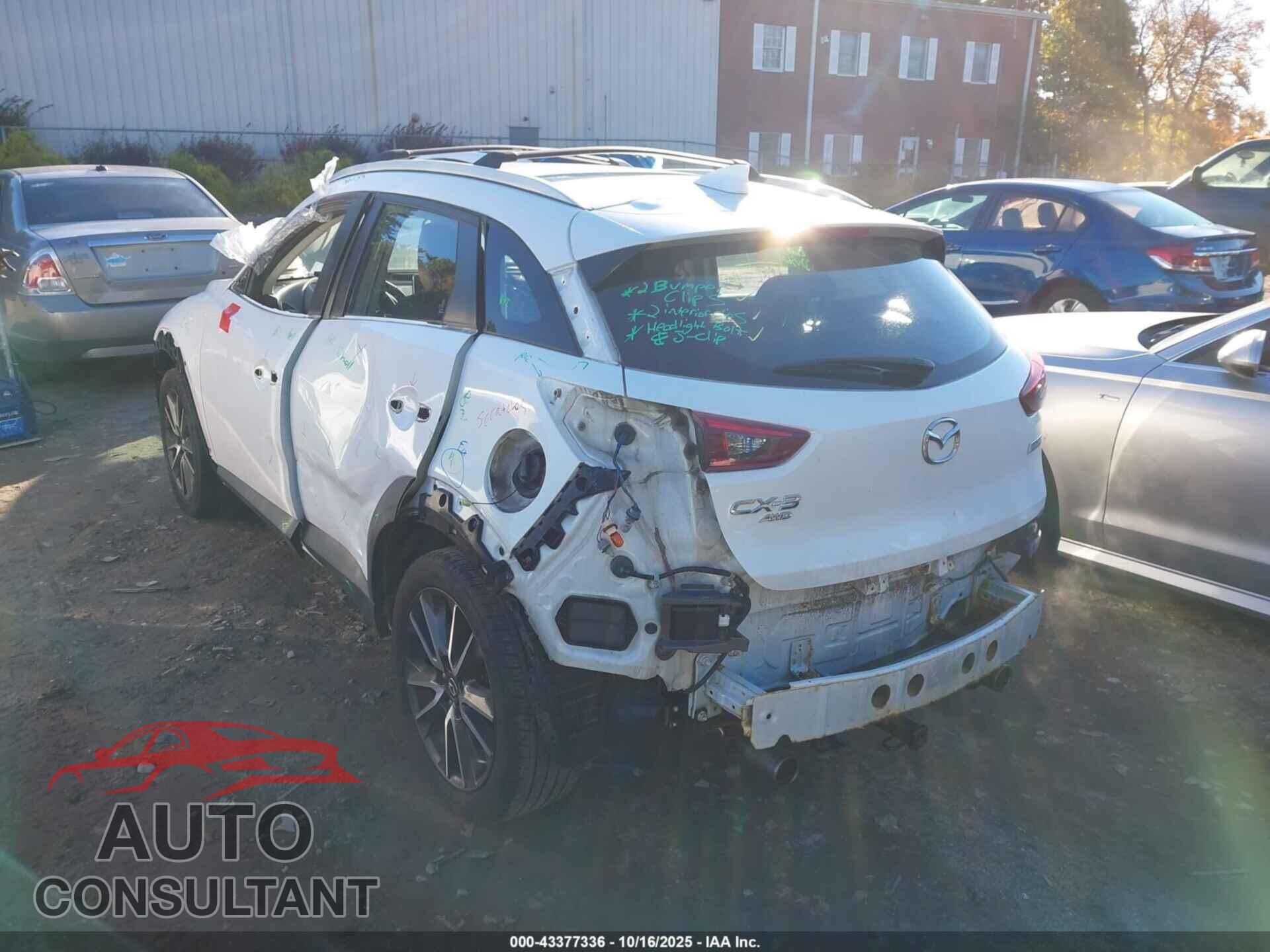 MAZDA CX-3 2017 - JM1DKFC77H0175557