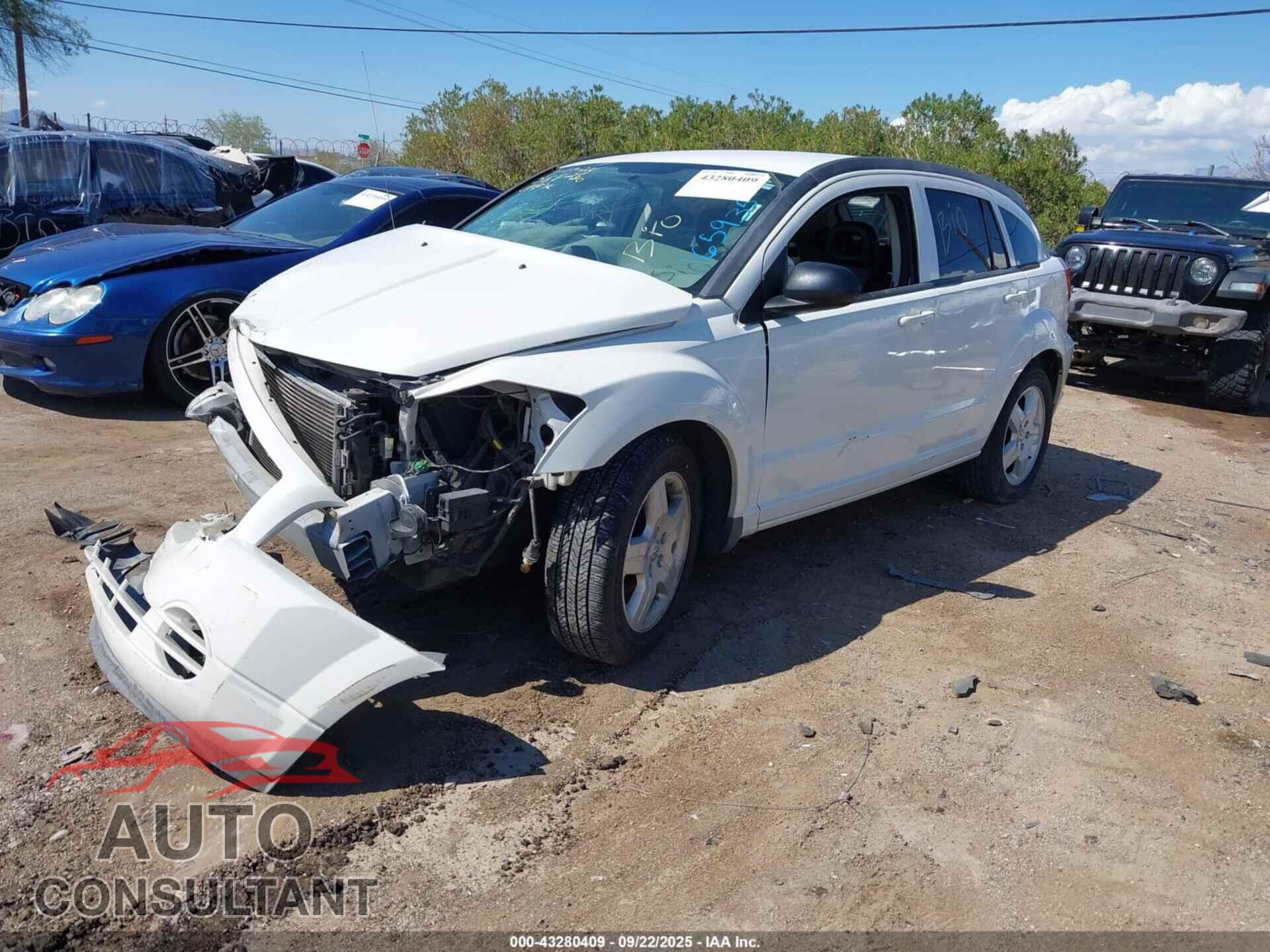 DODGE CALIBER 2009 - 1B3HB48AX9D165935