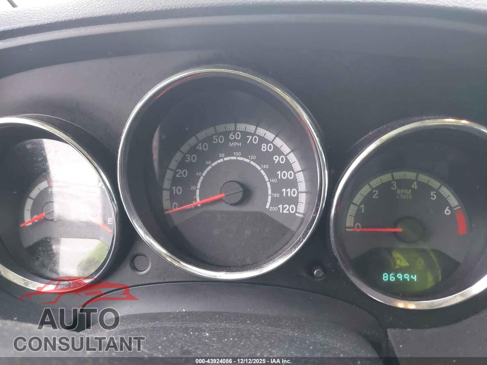 DODGE CALIBER 2012 - 1C3CDWDA9CD505916