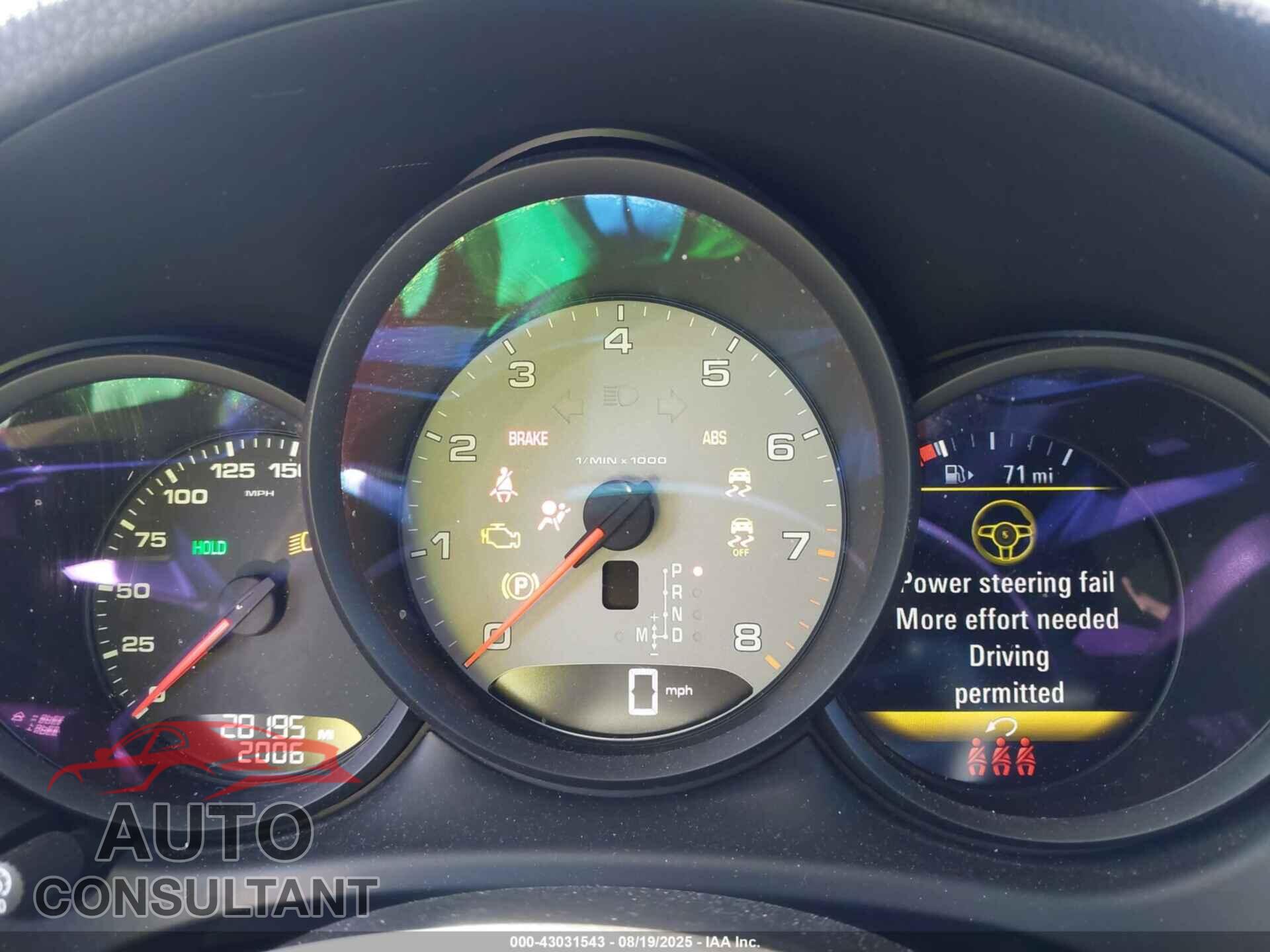 PORSCHE MACAN 2020 - WP1AB2A5XLLB38022