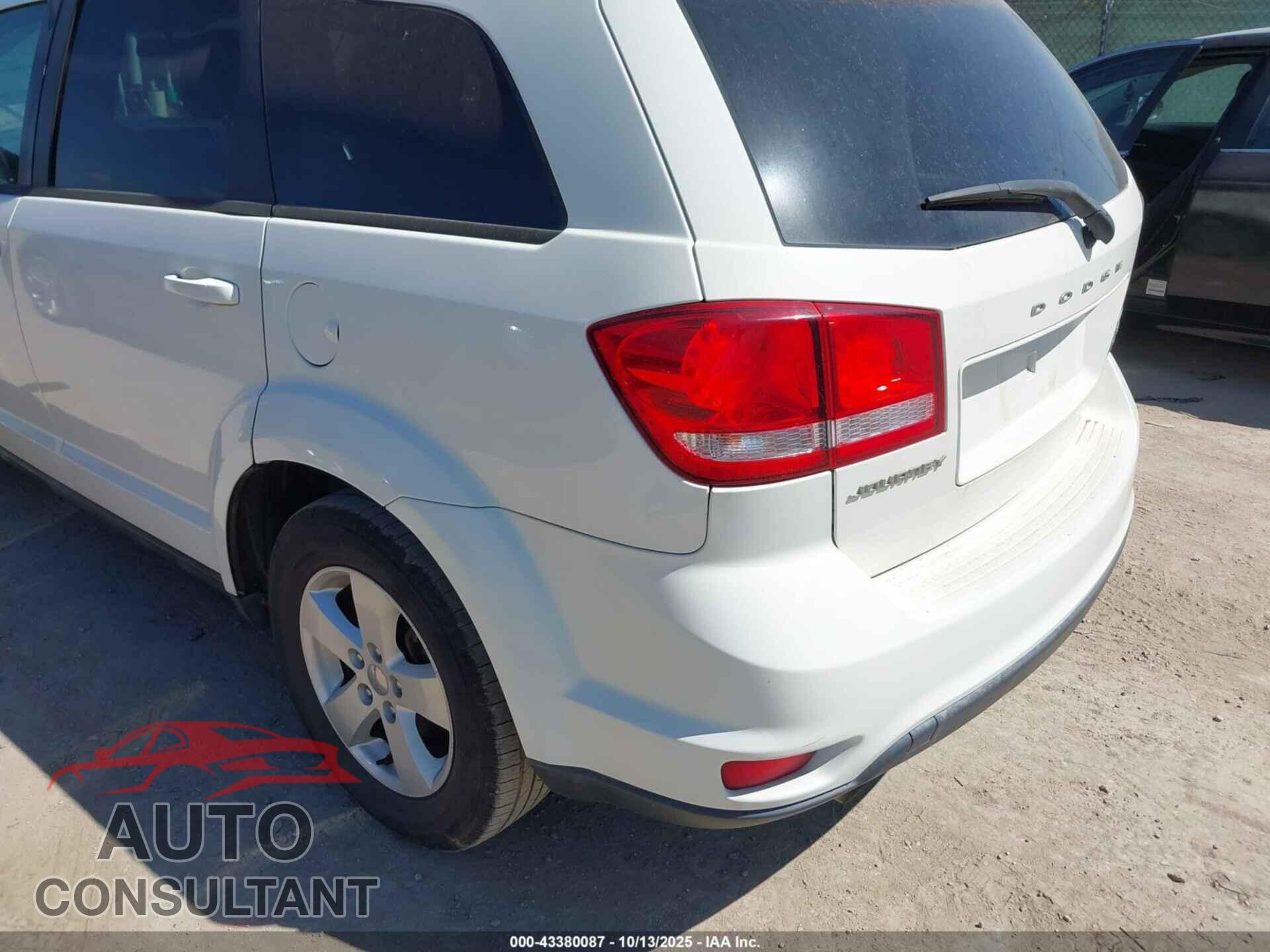 DODGE JOURNEY 2012 - 3C4PDCBGXCT220509