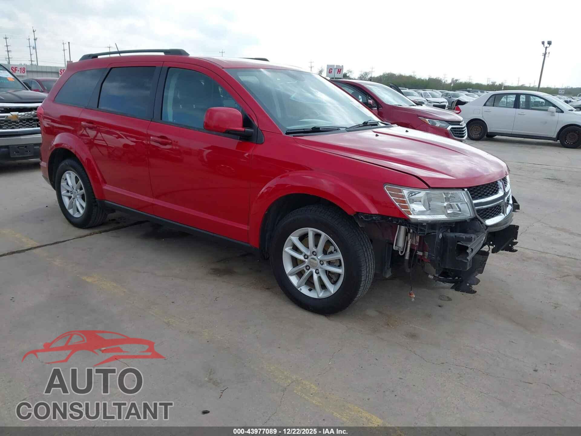 DODGE JOURNEY 2015 - 3C4PDCBG2FT726646