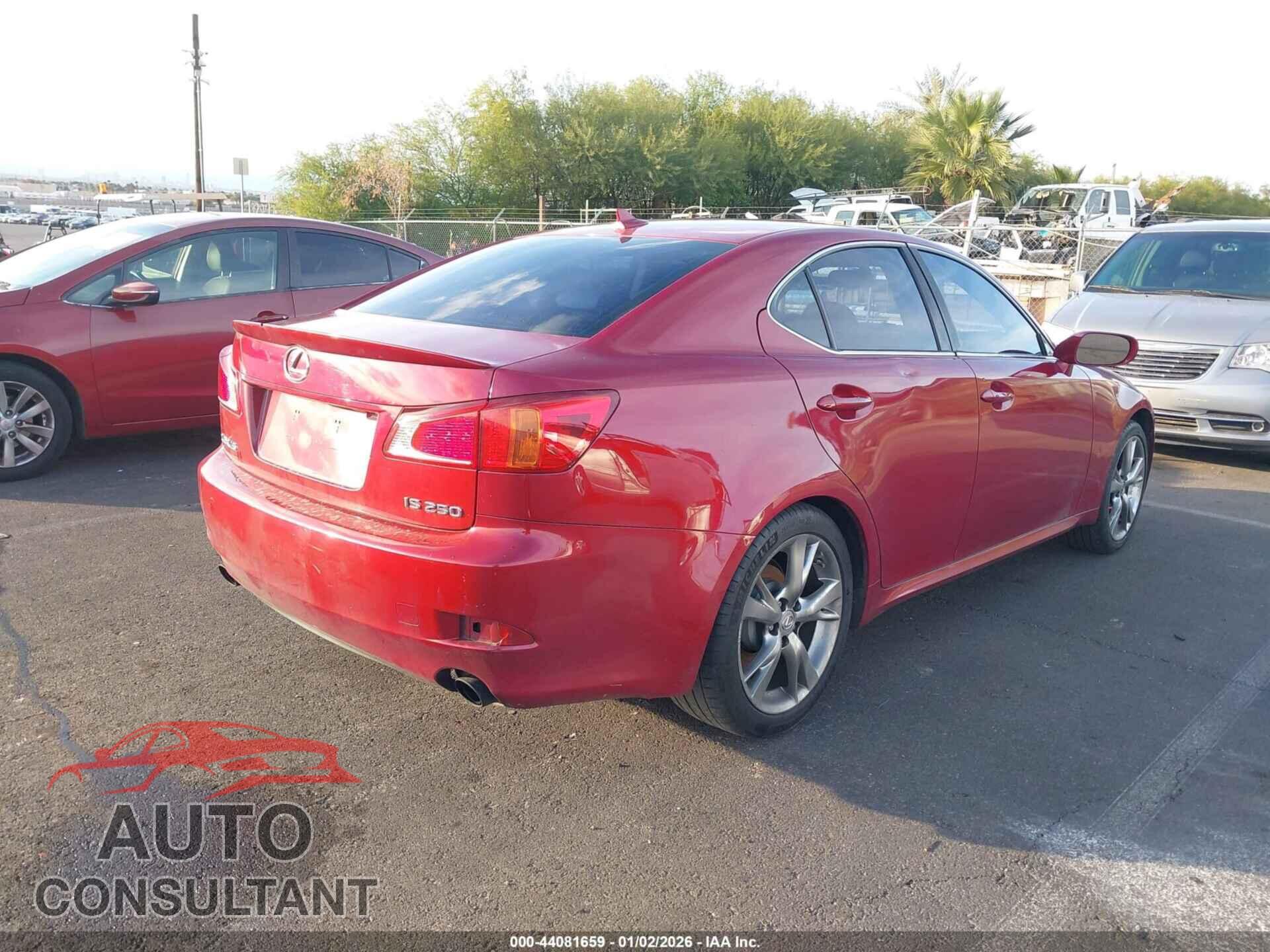 LEXUS IS 250 2009 - JTHBK262995105321