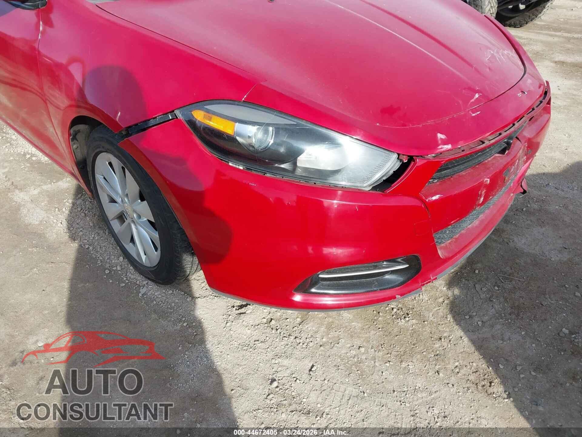 DODGE DART 2014 - 1C3CDFBB1ED668848