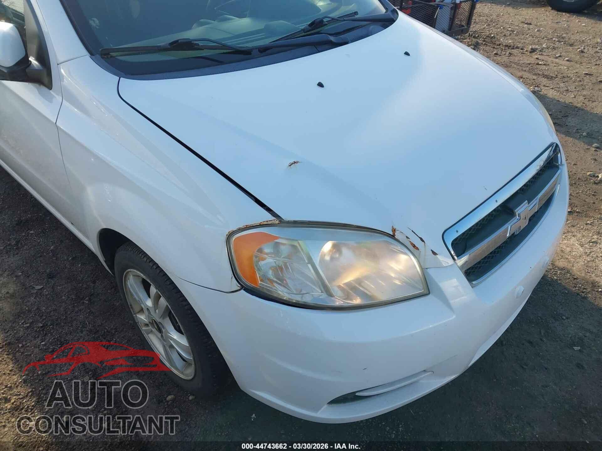 CHEVROLET AVEO 2011 - KL1TD5DE3BB140658