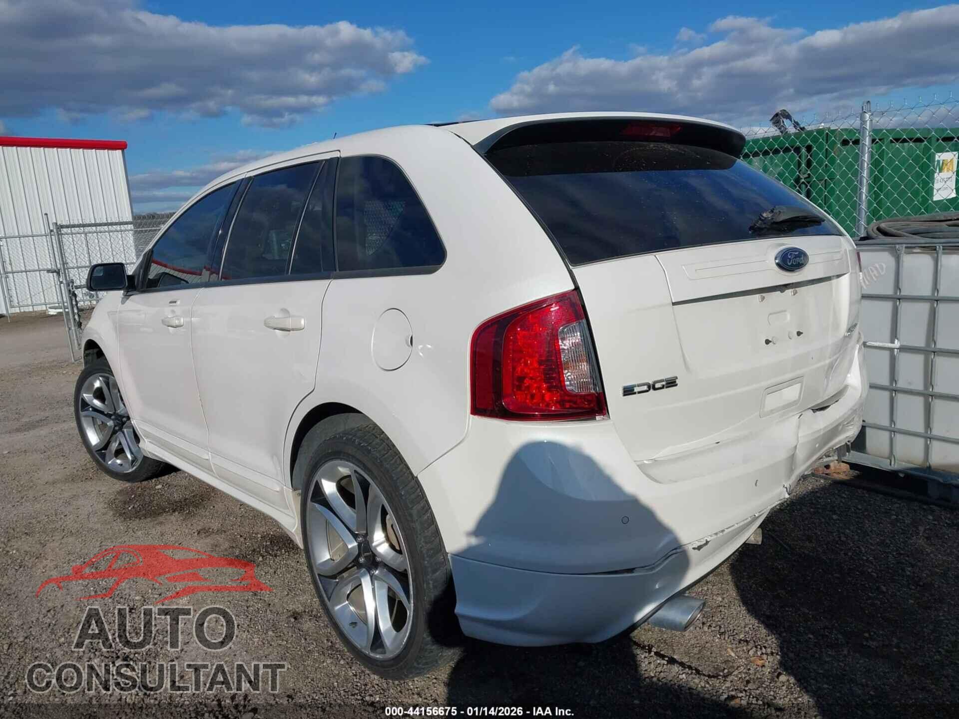 FORD EDGE 2013 - 2FMDK3AK2DBC37523
