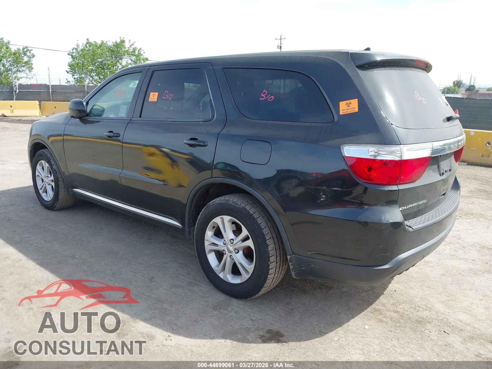 DODGE DURANGO 2013 - 1C4RDHAG8DC539766