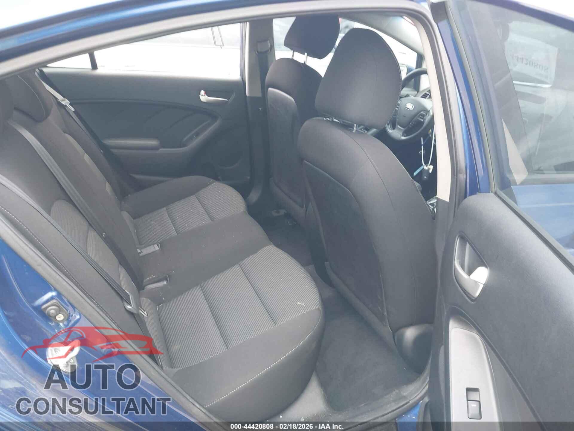 KIA FORTE 2017 - 3KPFK4A78HE057976