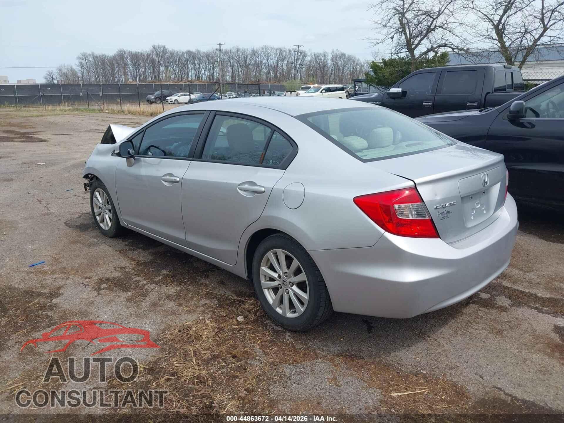 HONDA CIVIC 2012 - 2HGFB2F85CH319876