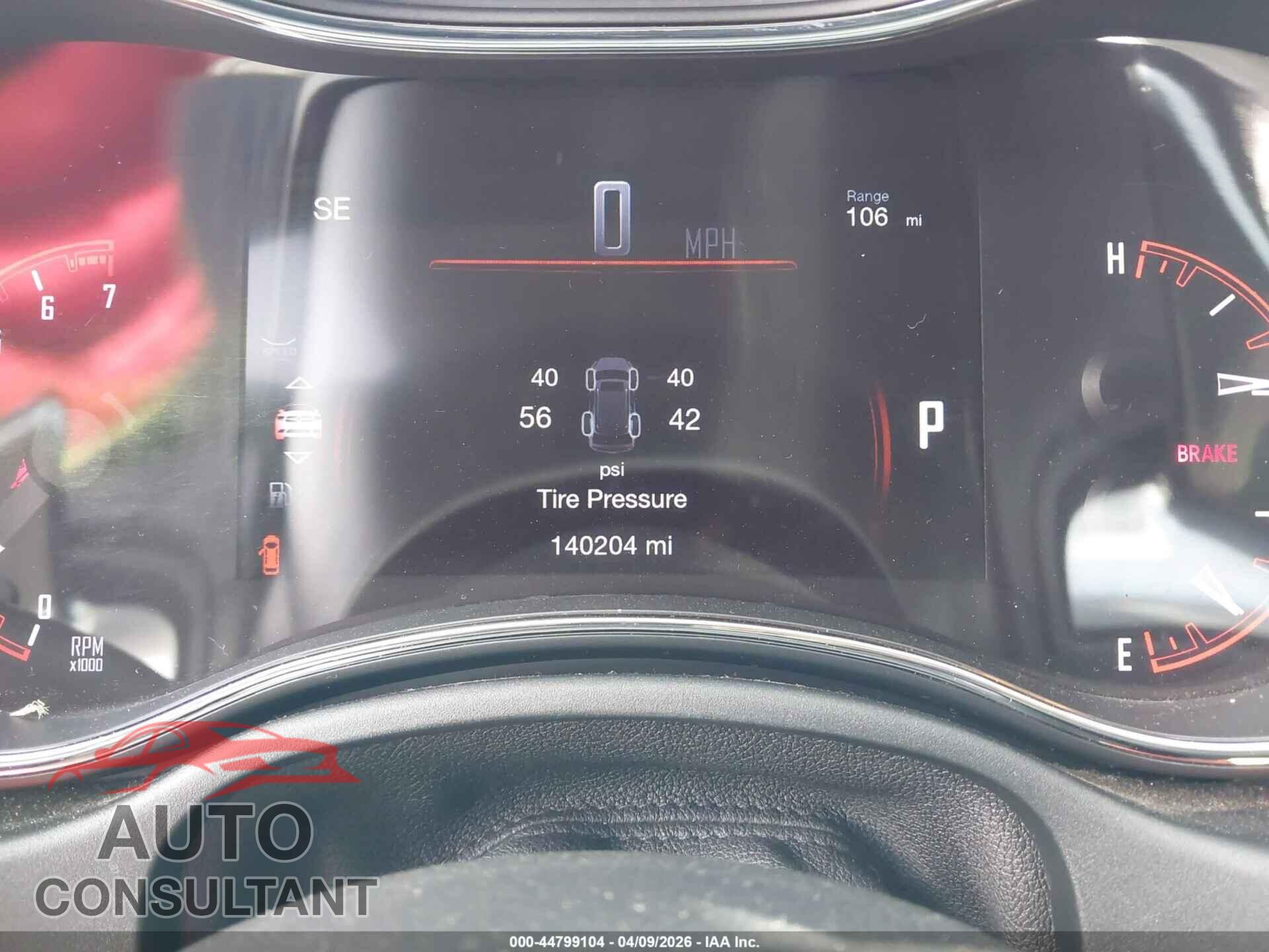 DODGE DURANGO 2016 - 1C4RDHDG6GC422848