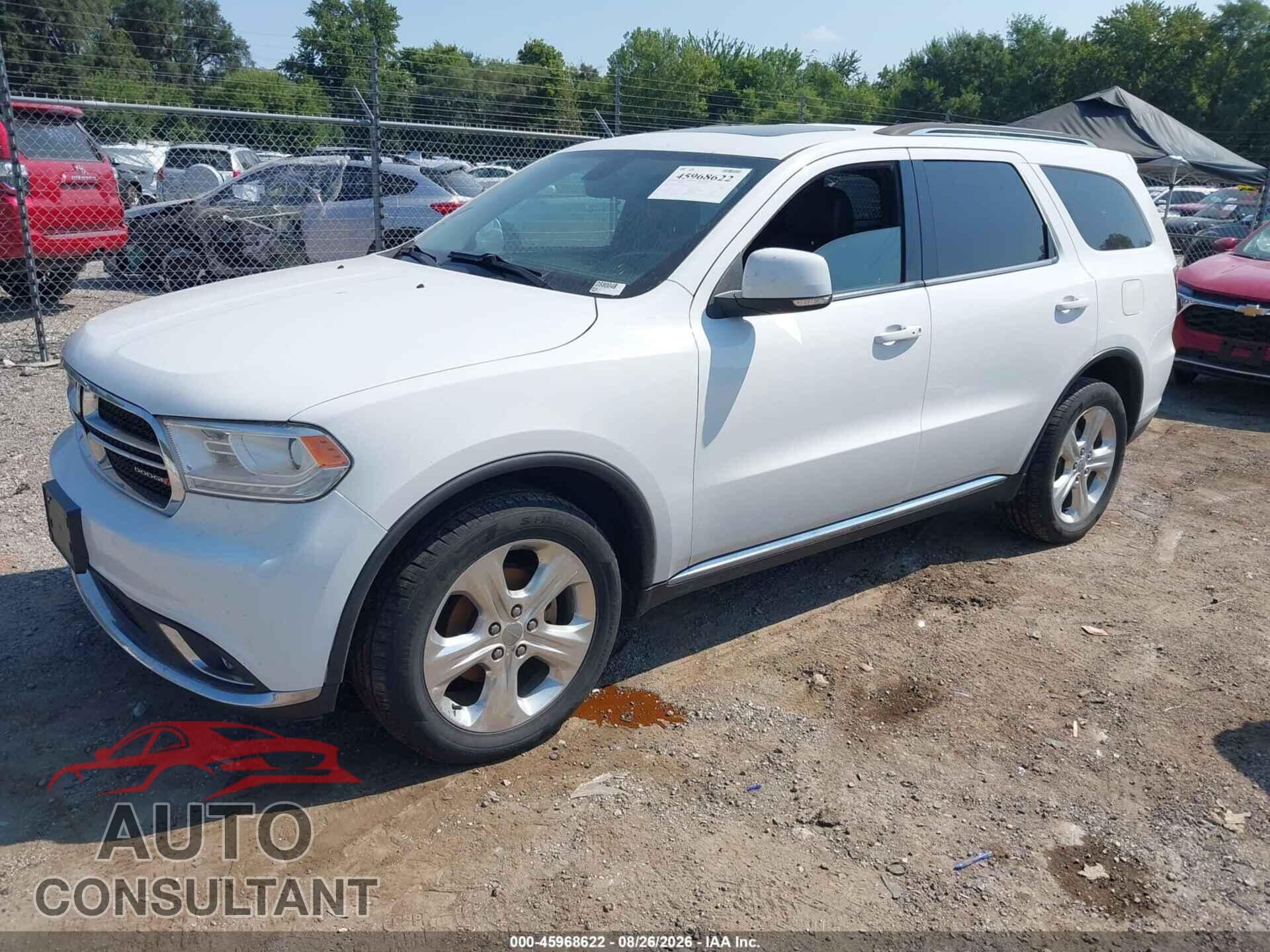 DODGE DURANGO 2015 - 1C4RDJDG9FC810503