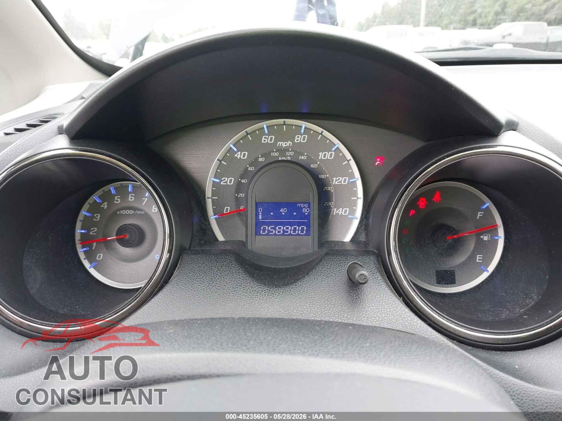 HONDA FIT 2013 - JHMGE8H50DC070177