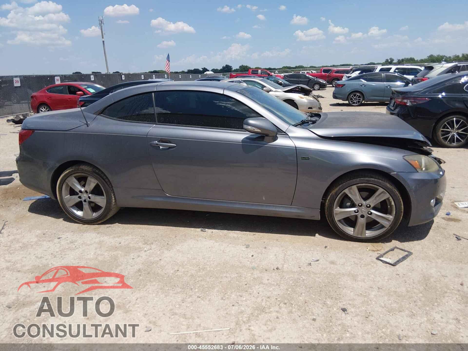 LEXUS IS 250C 2012 - JTHFF2C26C2521507