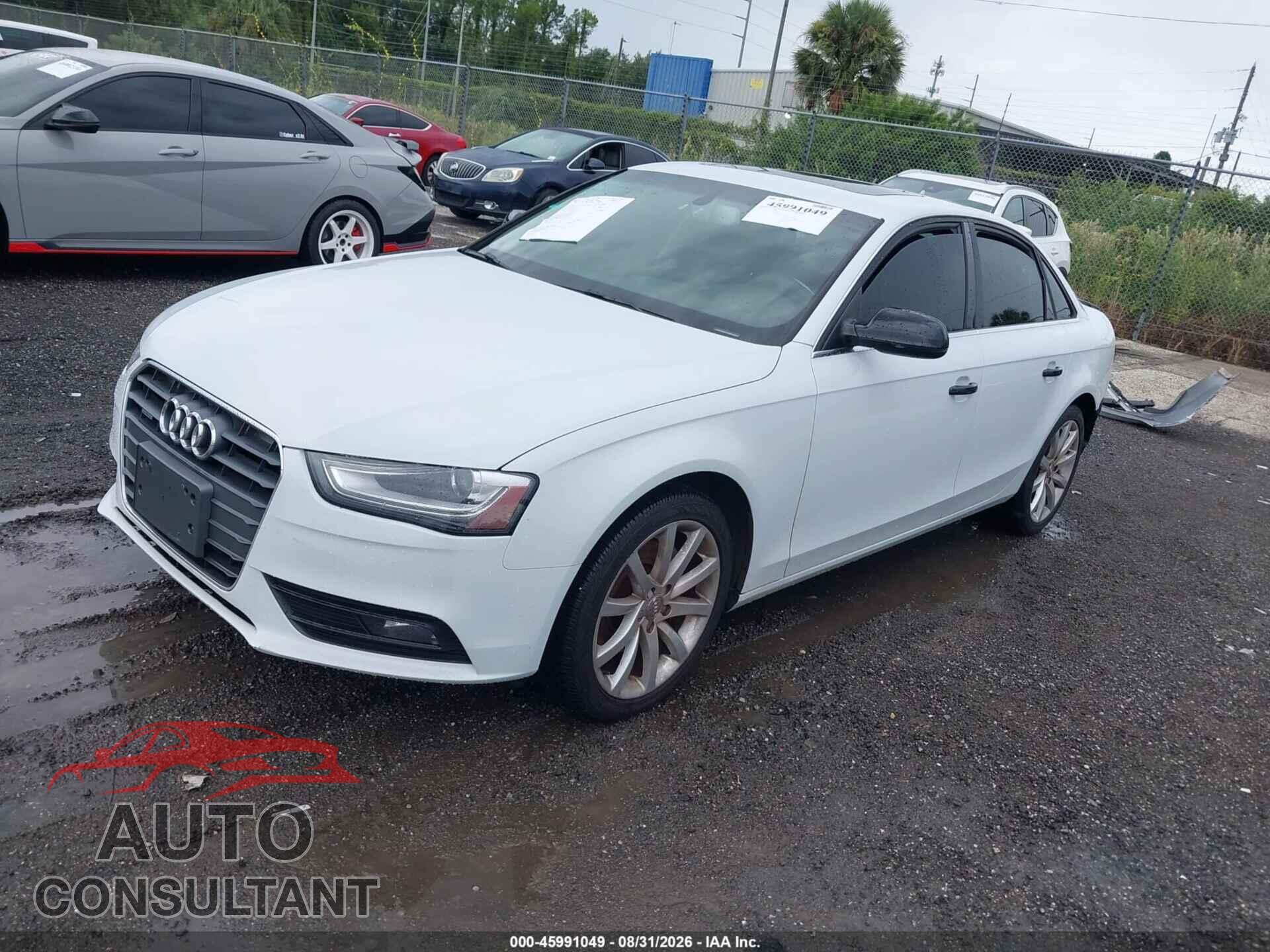 AUDI A4 2013 - WAUFFAFL0DA127442