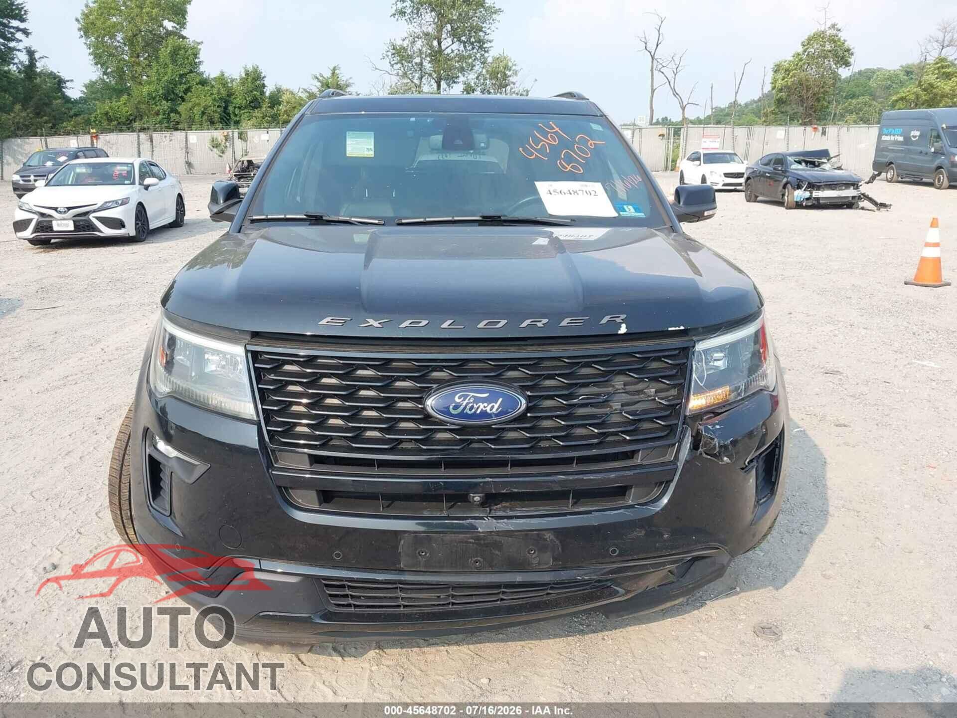 FORD EXPLORER 2018 - 1FM5K8GT1JGB03074