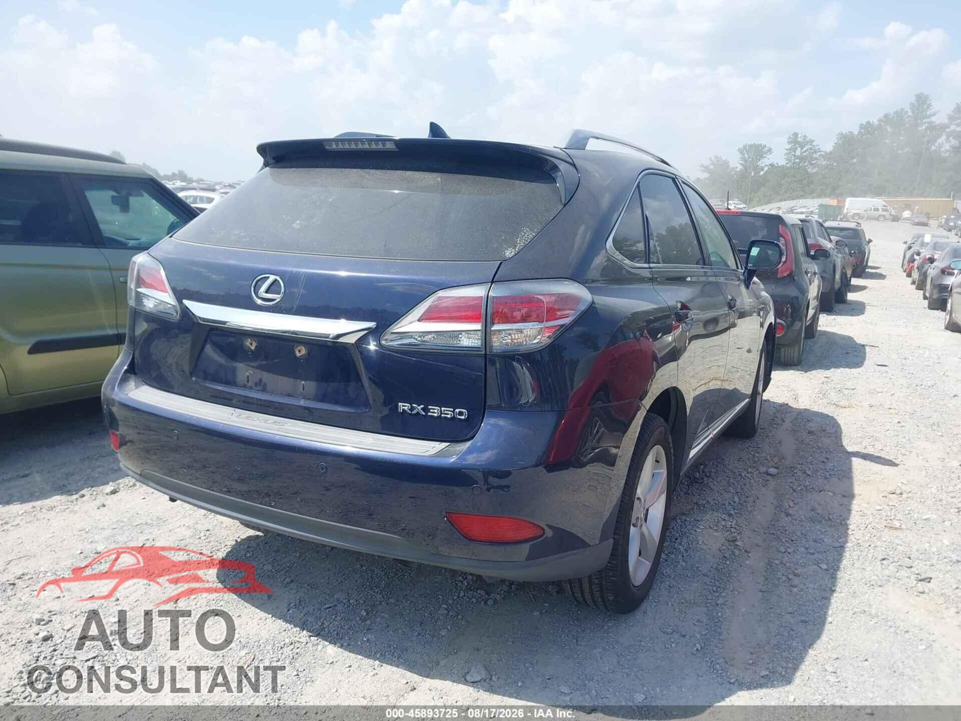 LEXUS RX 350 2015 - 2T2BK1BA4FC329051