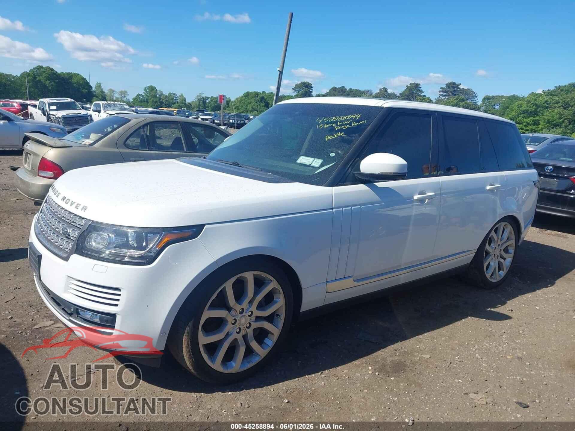 LAND ROVER RANGE ROVER 2015 - SALGS2TF1FA218612