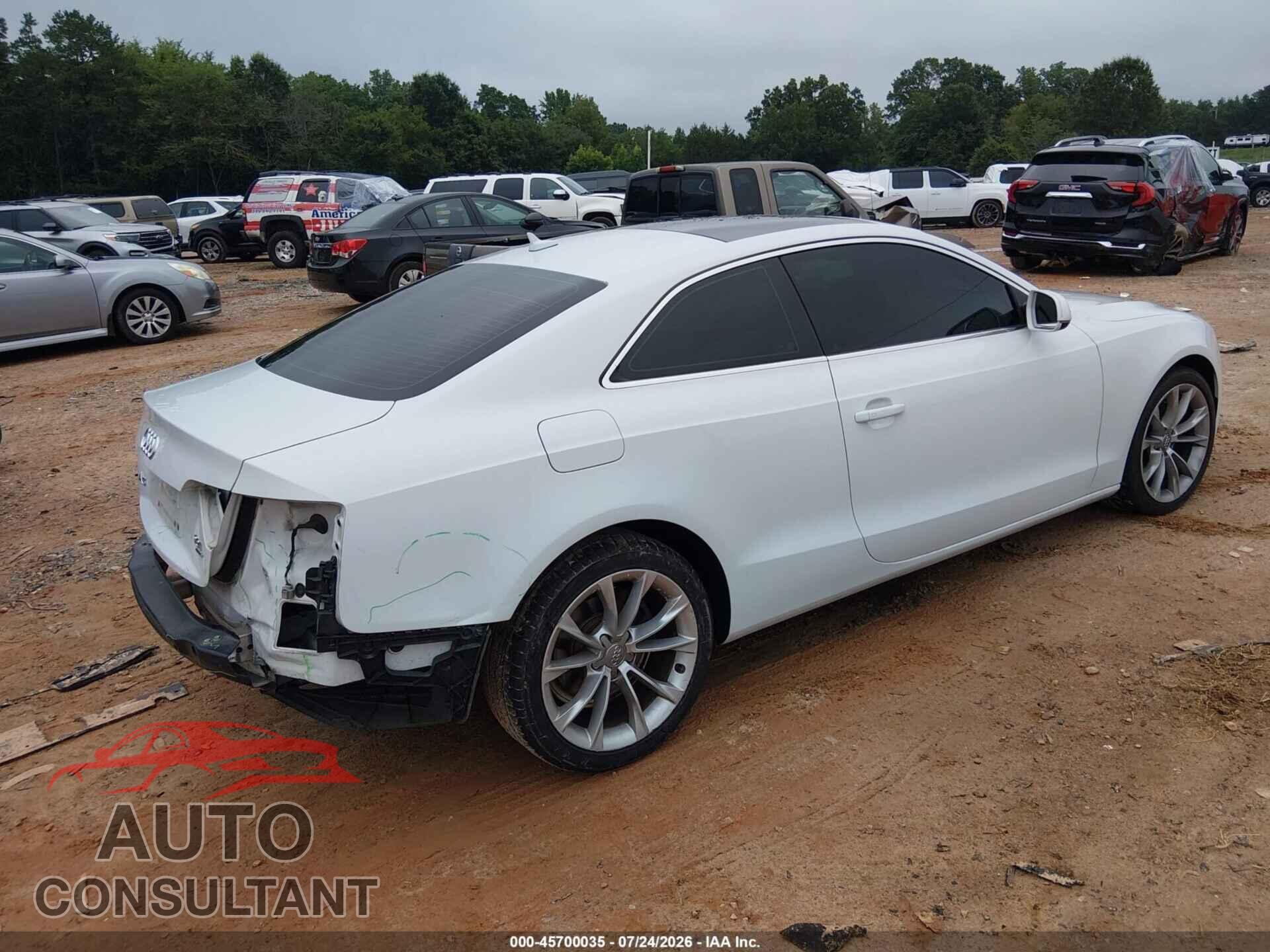 AUDI A5 2013 - WAUCFAFR5DA070176