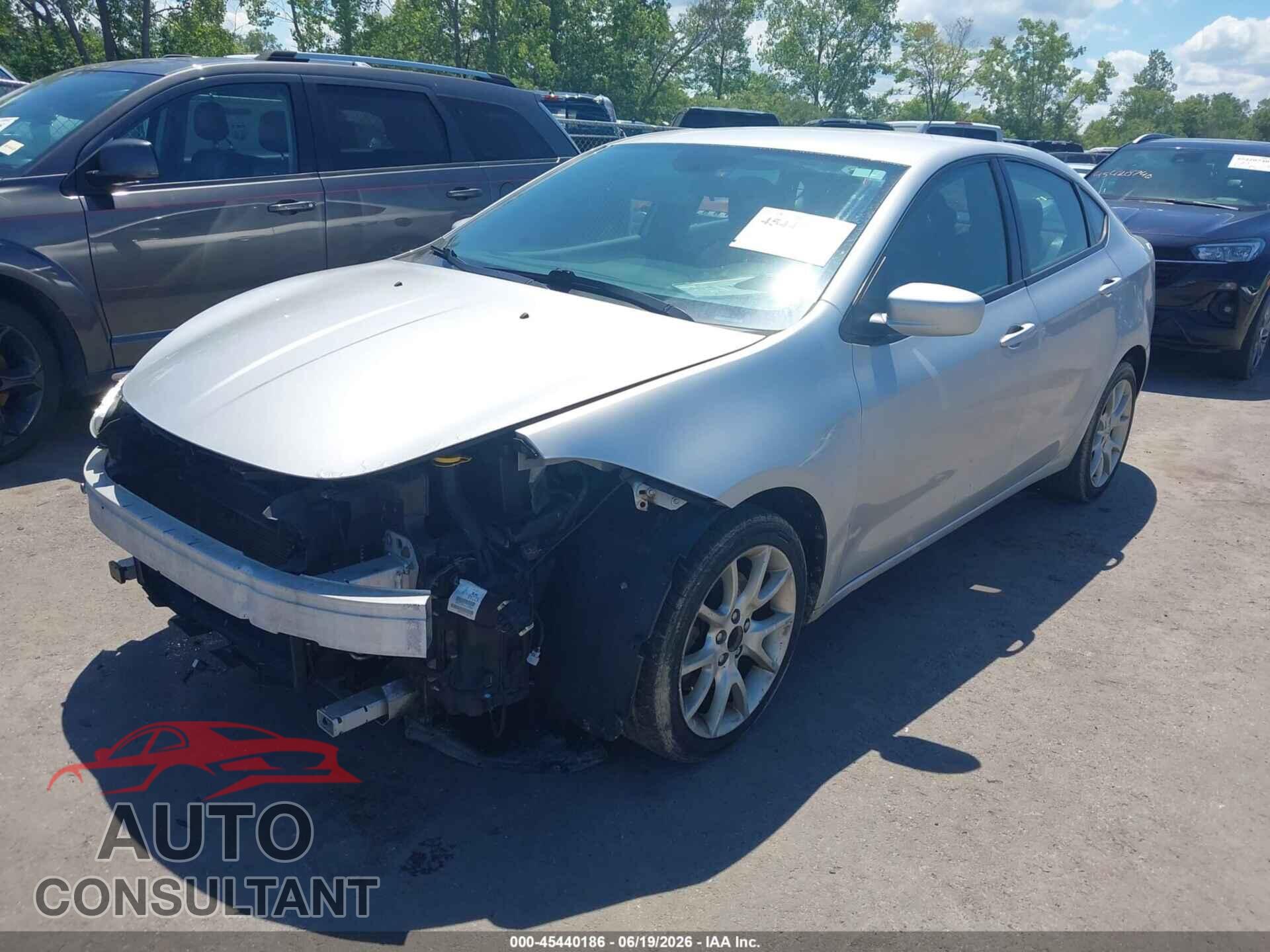 DODGE DART 2013 - 1C3CDFBA3DD151878