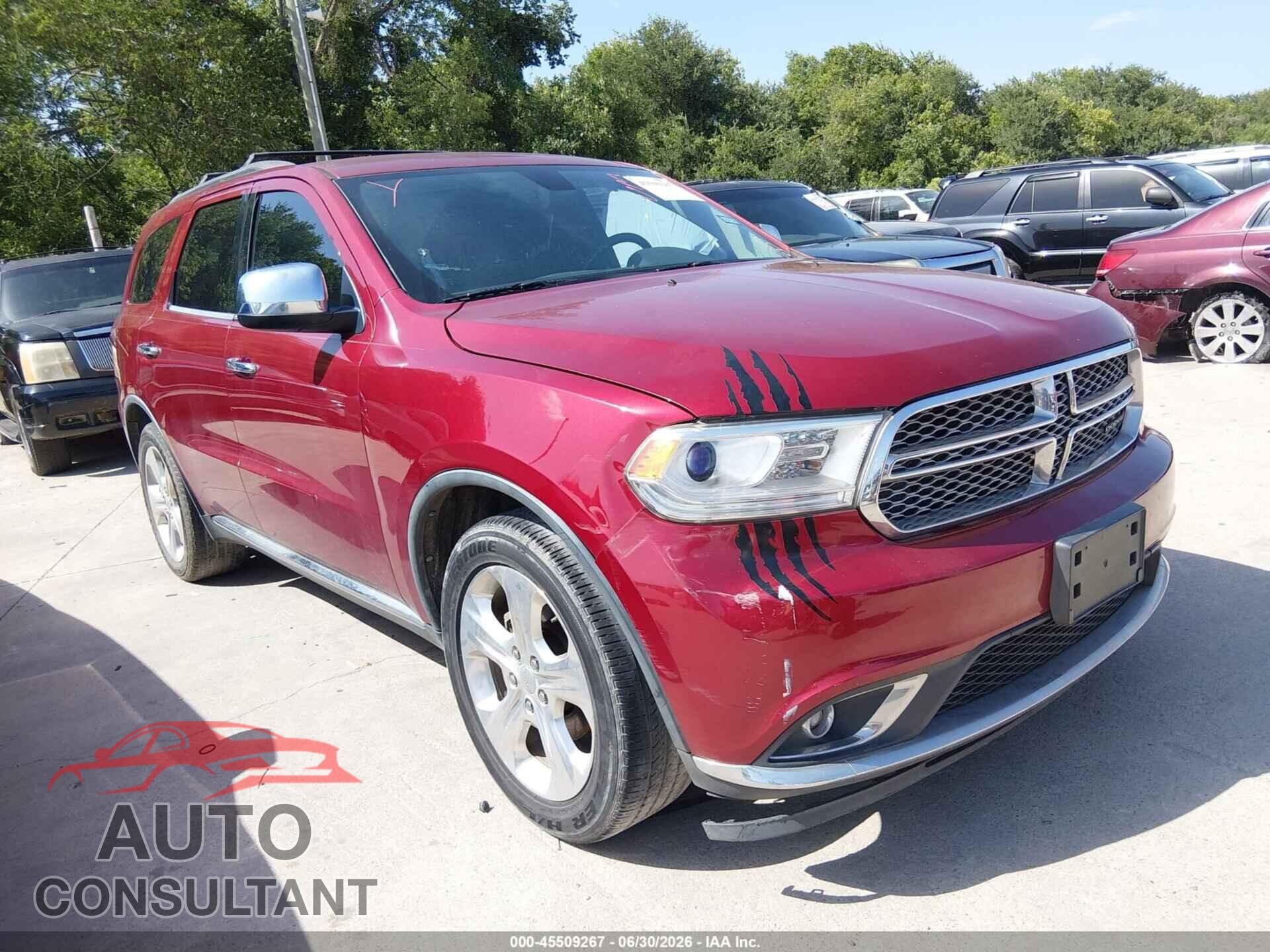 DODGE DURANGO 2015 - 1C4RDHAGXFC784510