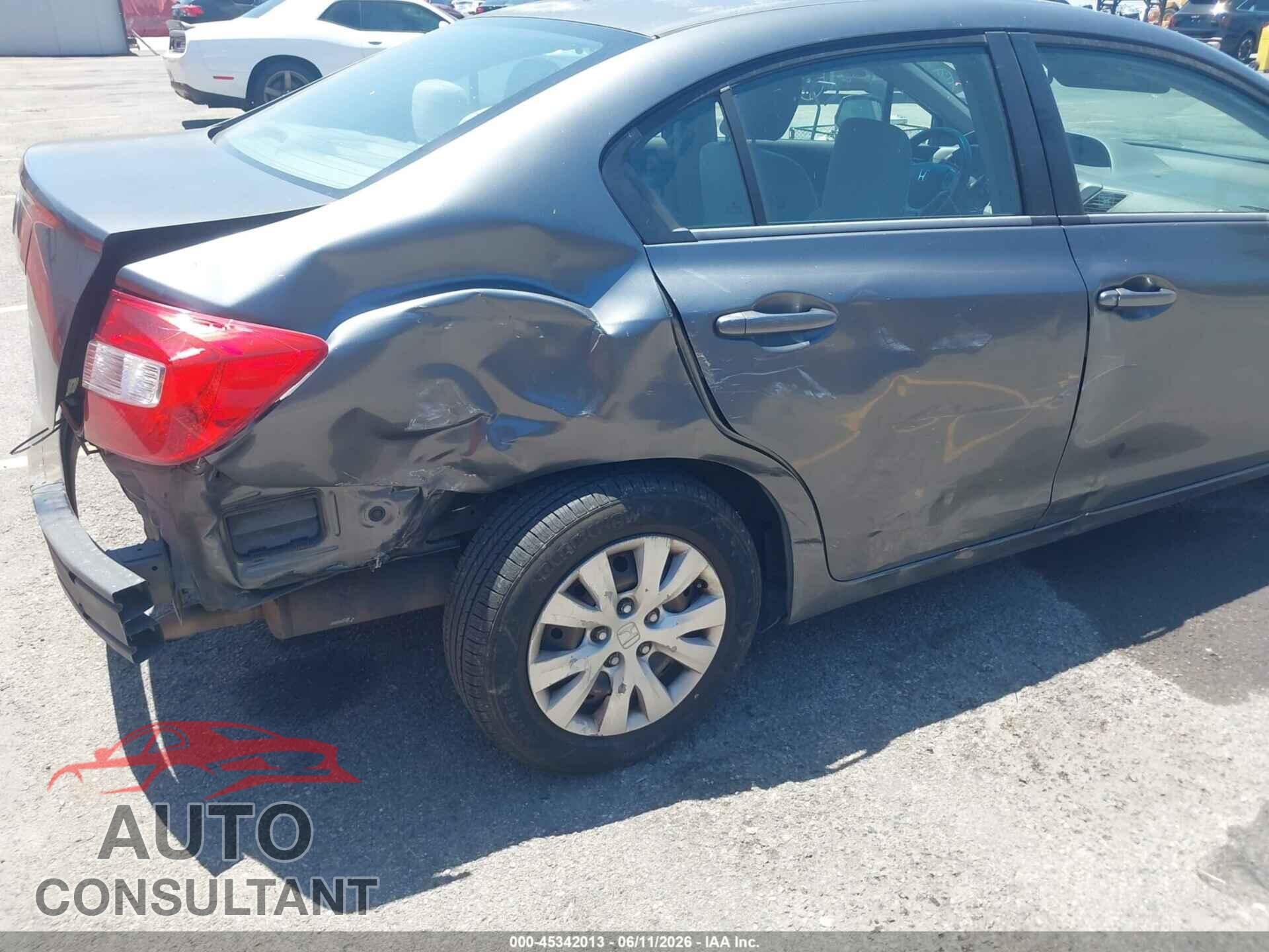 HONDA CIVIC 2012 - 19XFB2F53CE363861
