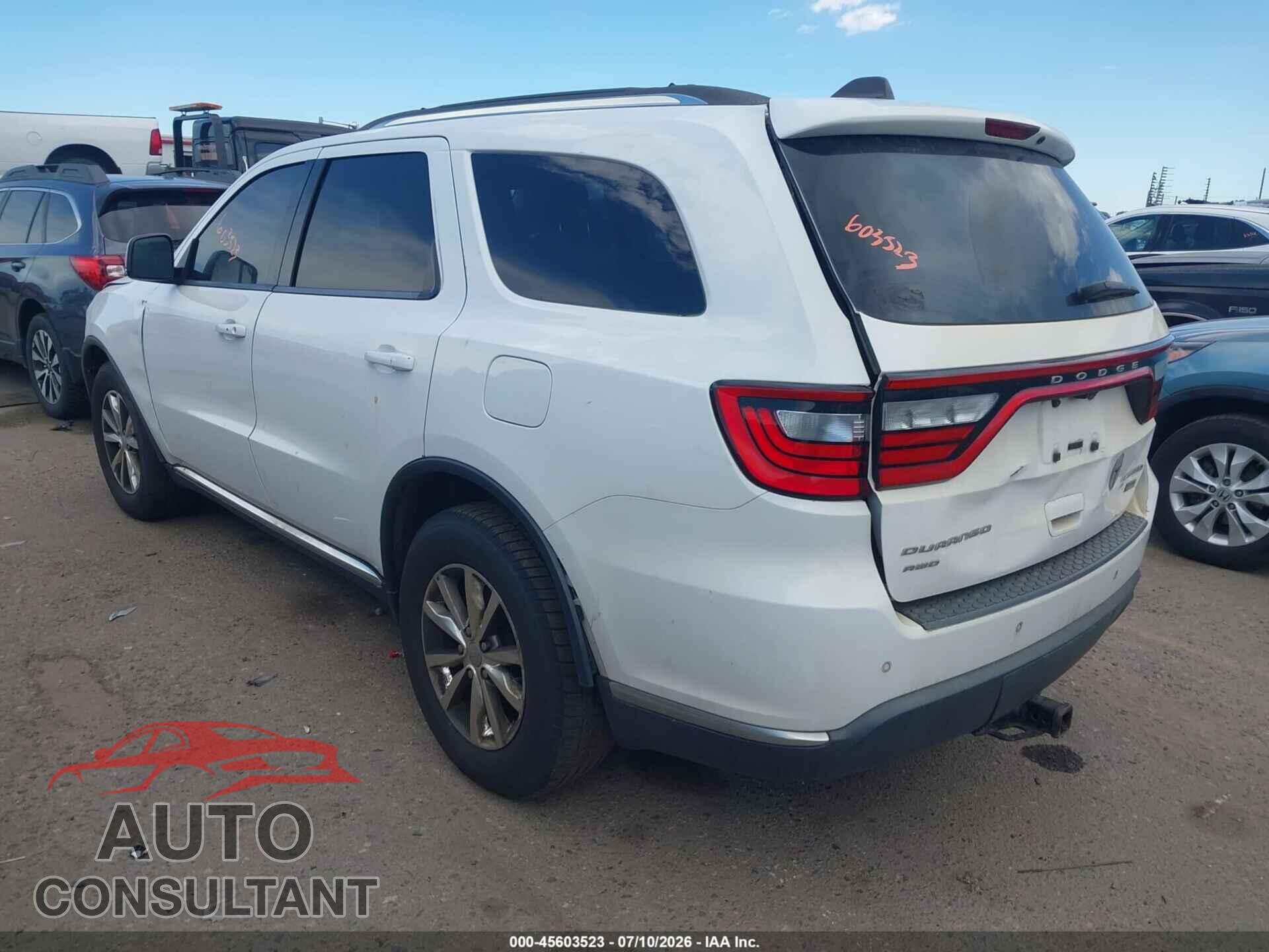 DODGE DURANGO 2015 - 1C4RDJDG9FC837412