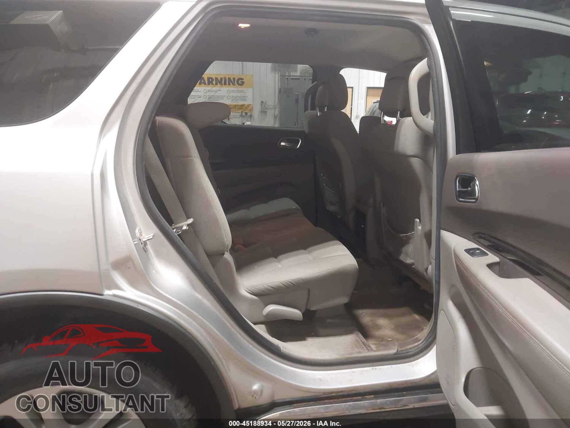 DODGE DURANGO 2012 - 1C4SDJDT4CC112309