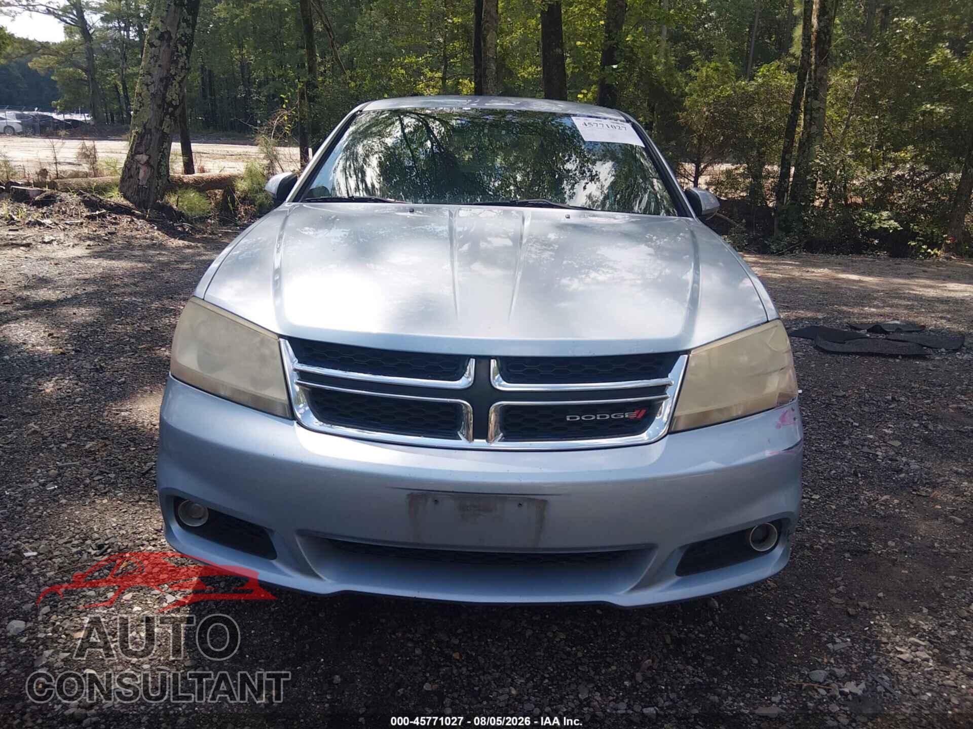 DODGE AVENGER 2013 - 1C3CDZCB4DN637019