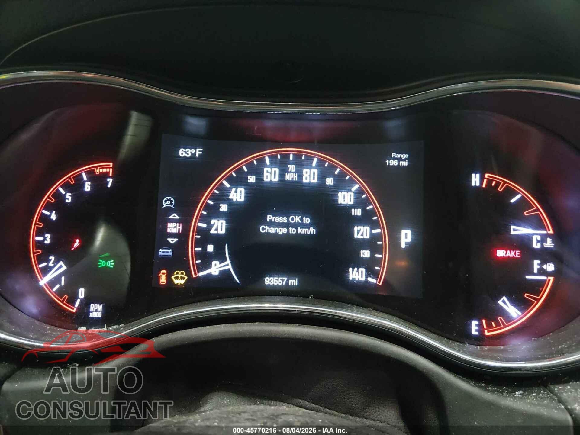 DODGE DURANGO 2015 - 1C4RDJDG0FC801446