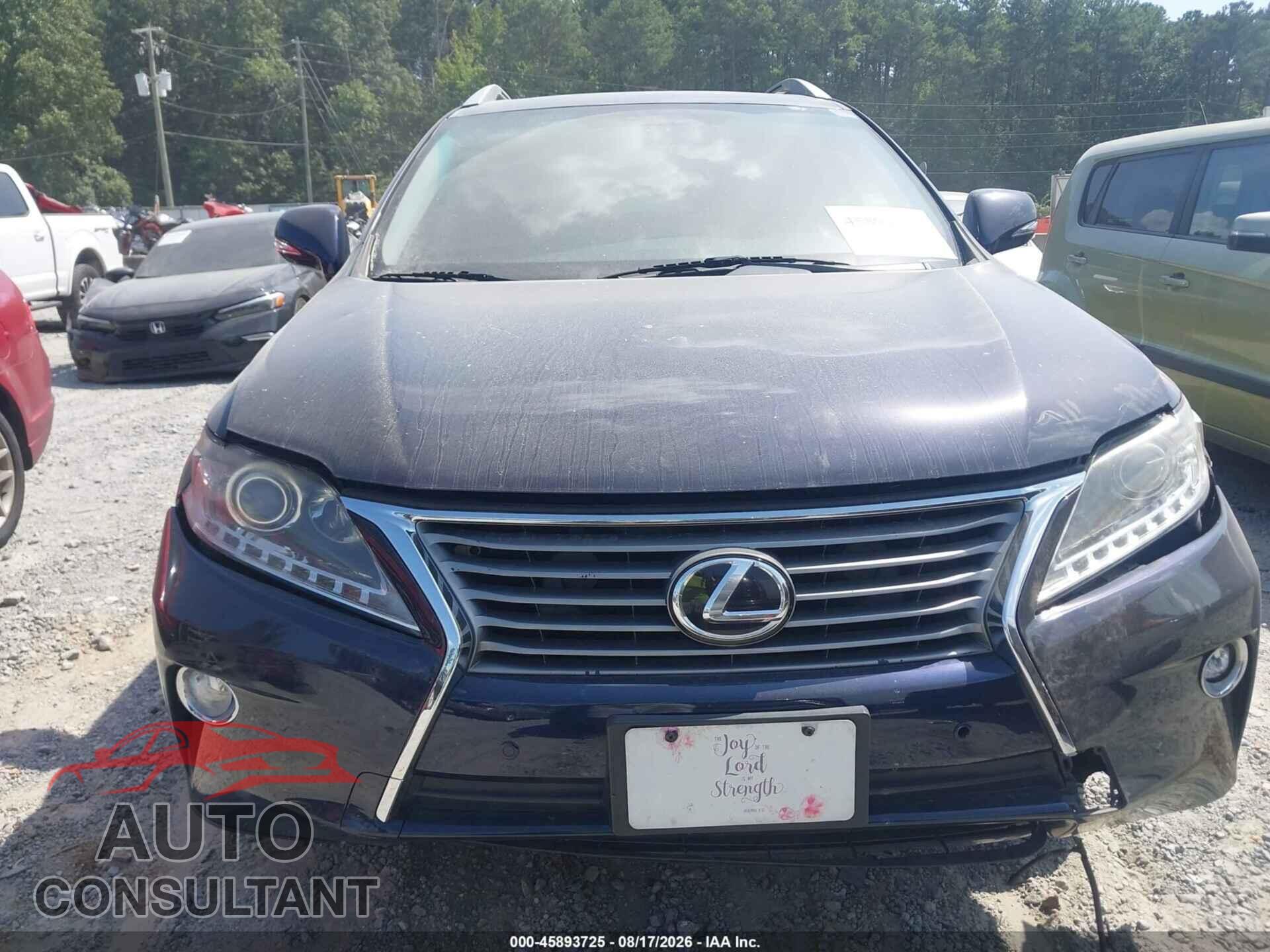 LEXUS RX 350 2015 - 2T2BK1BA4FC329051