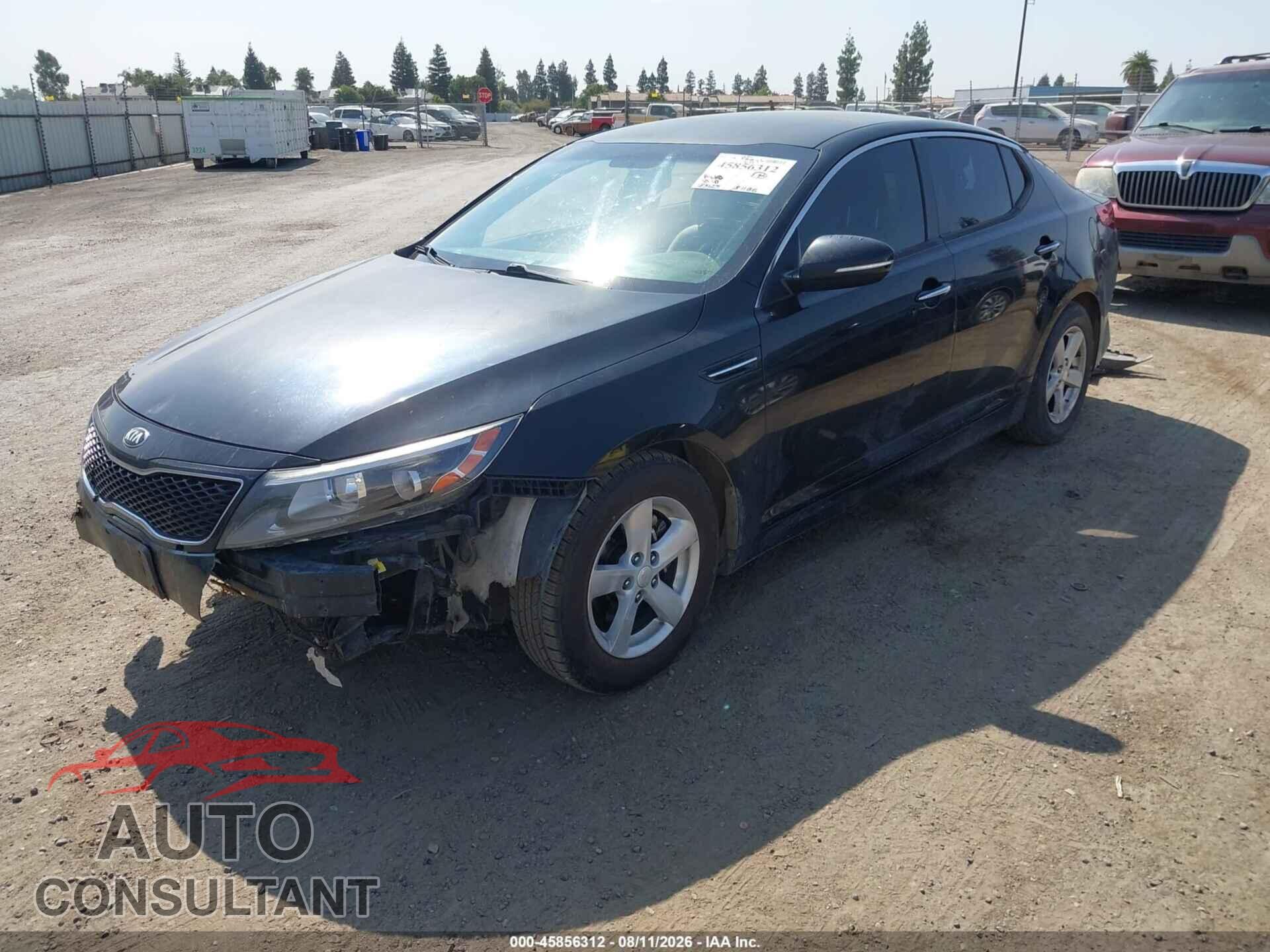 KIA OPTIMA 2015 - KNAGM4A74F5620817