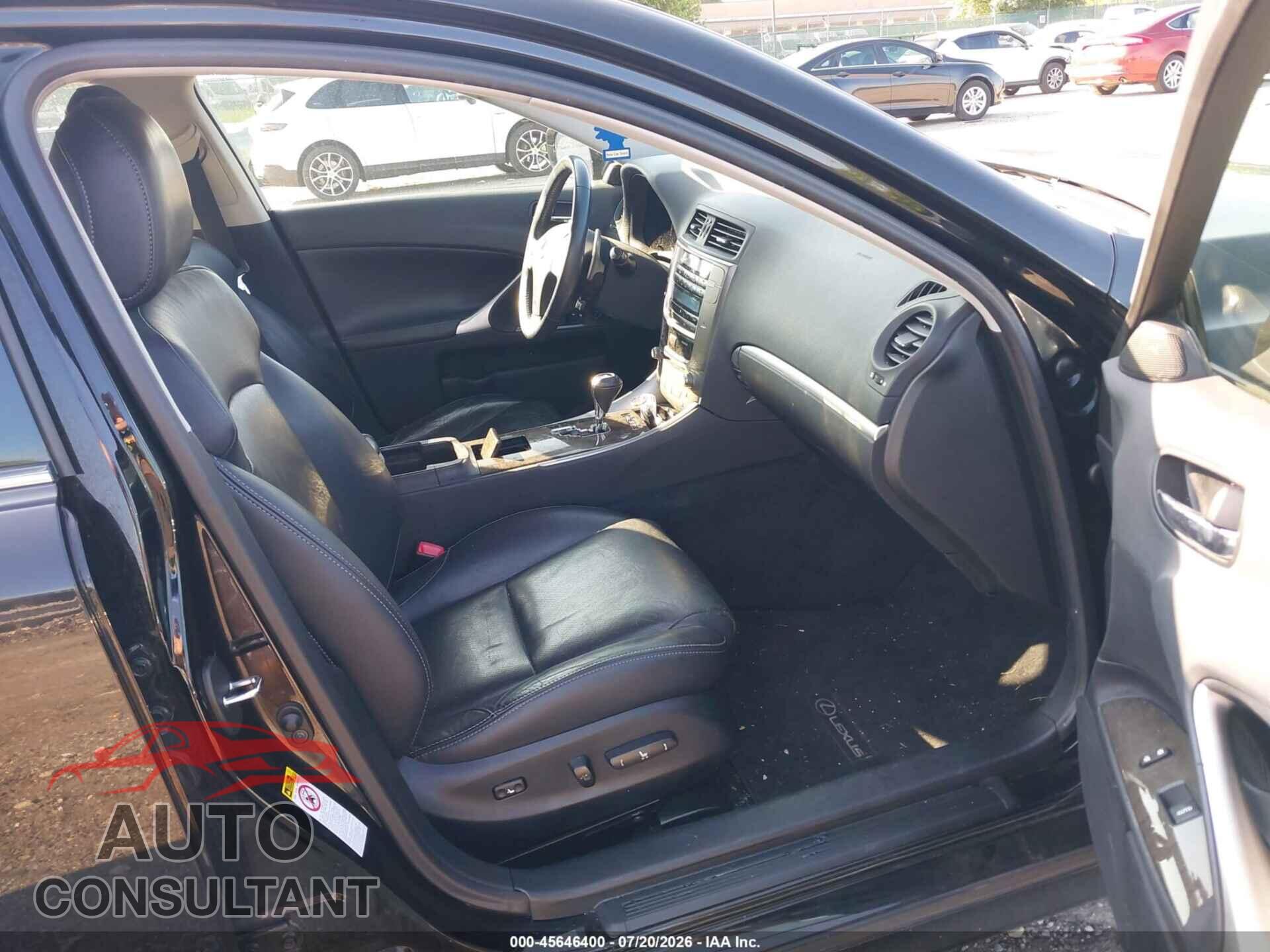 LEXUS IS 250 2012 - JTHCF5C28C5056747