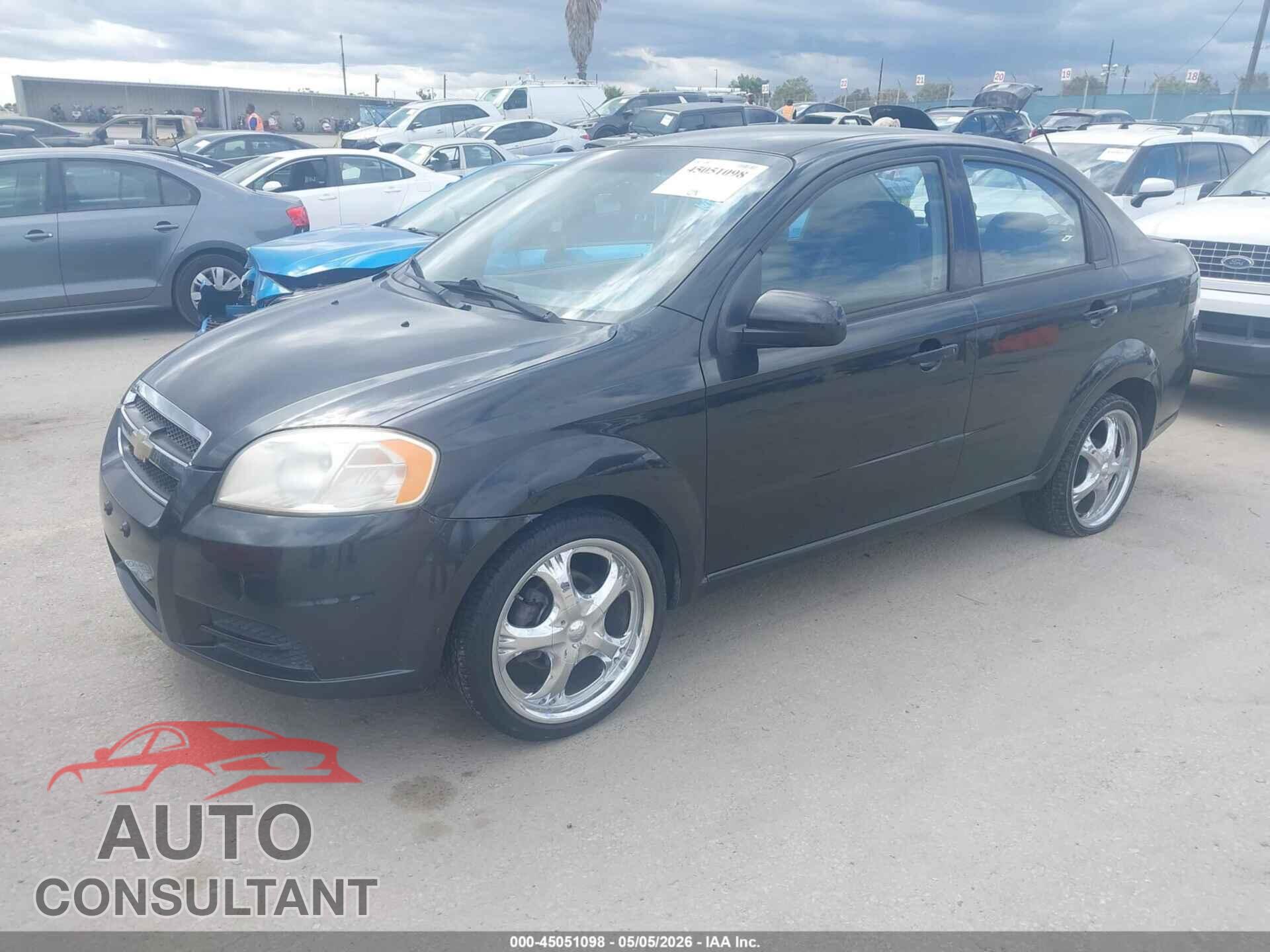 CHEVROLET AVEO 2010 - KL1TD5DE3AB072540