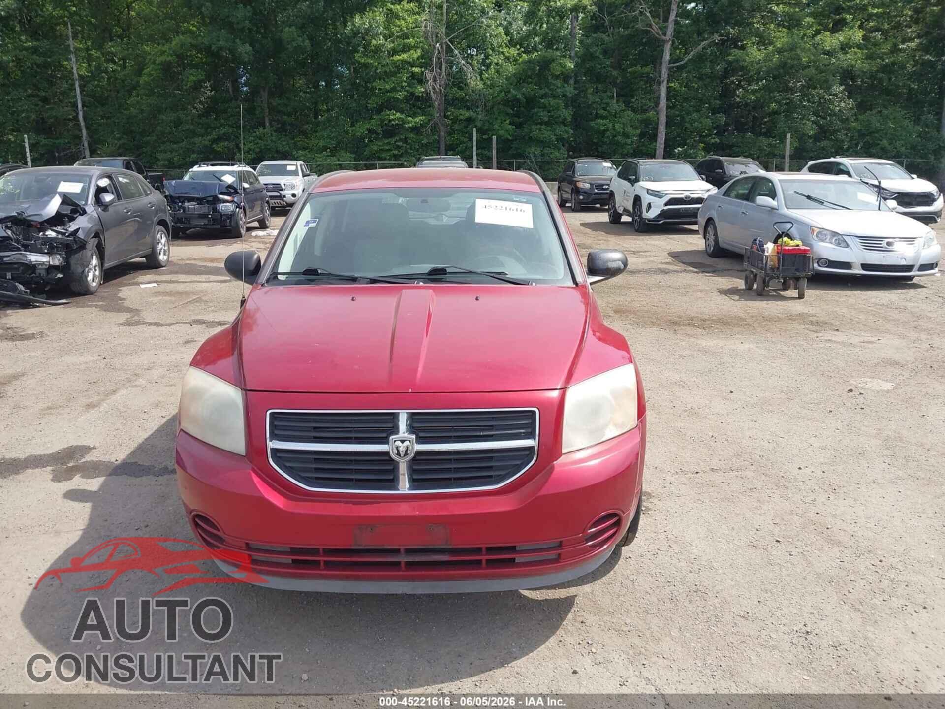 DODGE CALIBER 2009 - 1B3HB48A09D212955
