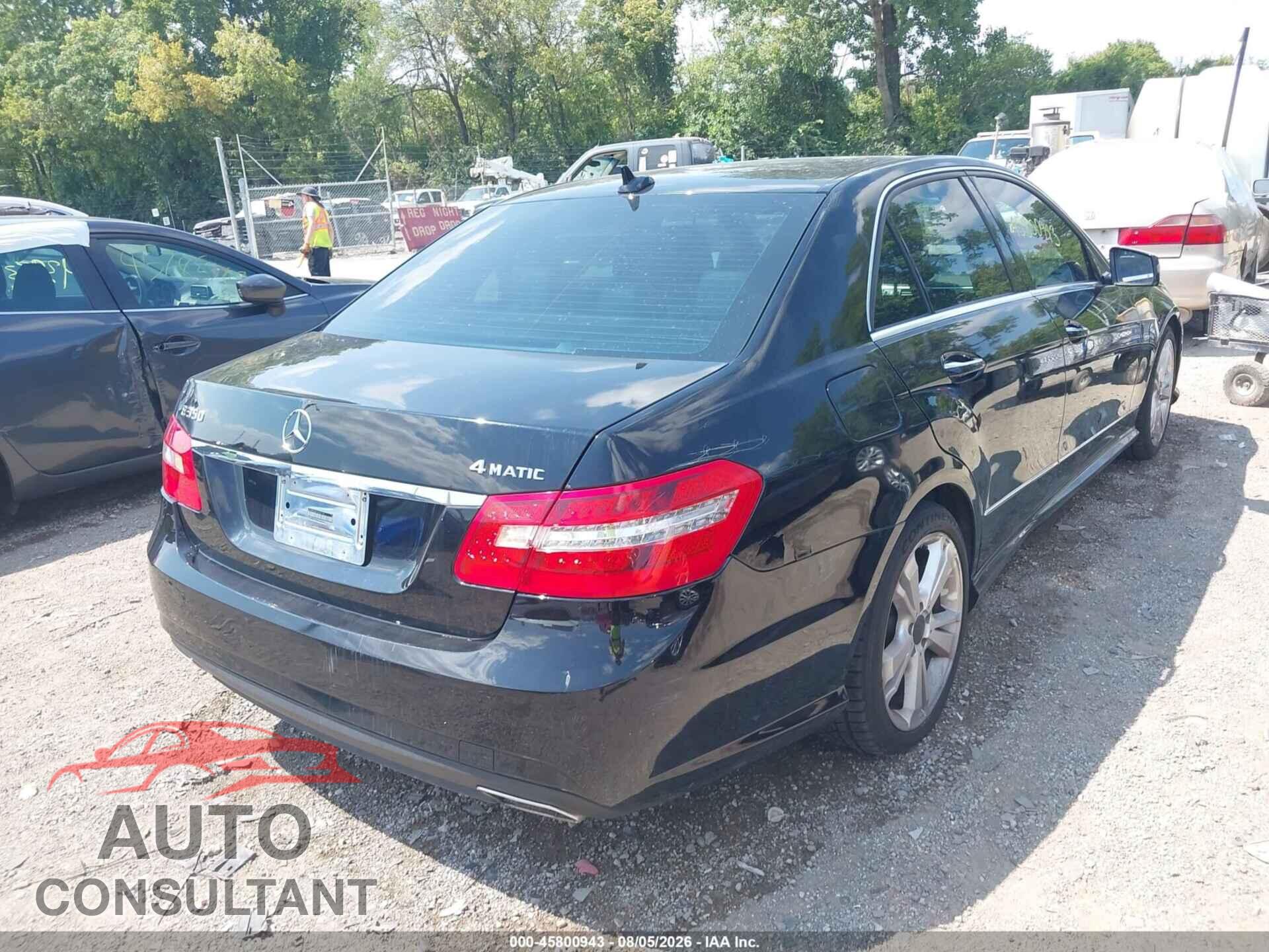 MERCEDES-BENZ E 350 2012 - WDDHF8JBXCA607155