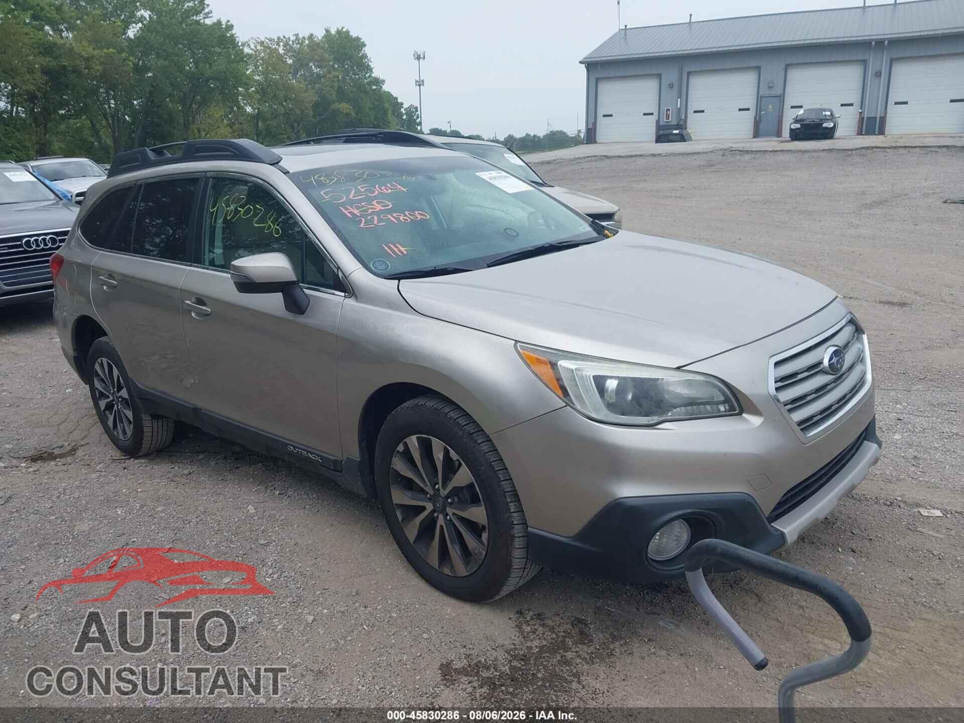 SUBARU OUTBACK 2015 - 4S4BSELC1F3229800