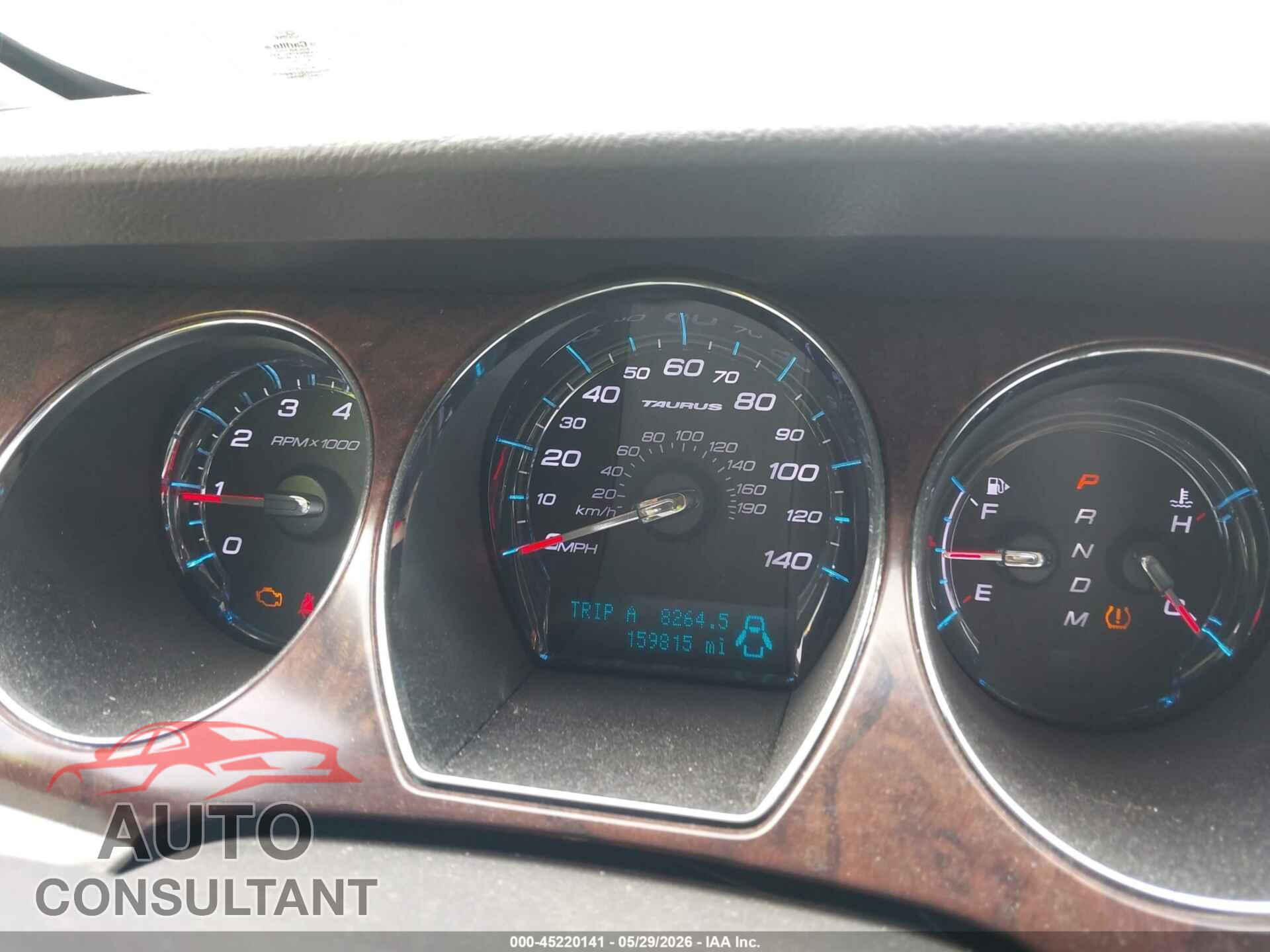 FORD TAURUS 2011 - 1FAHP2EW9BG136196
