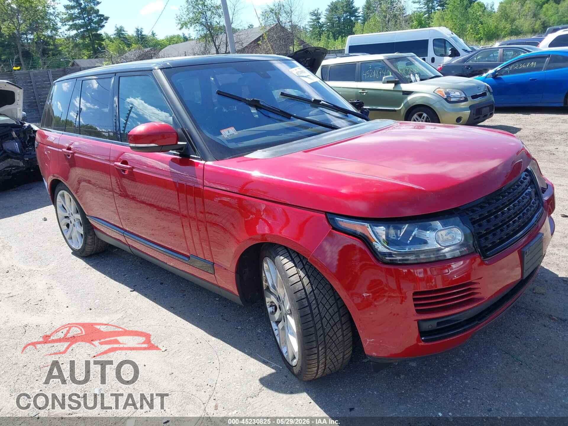 LAND ROVER RANGE ROVER 2016 - SALGS2PF0GA310158