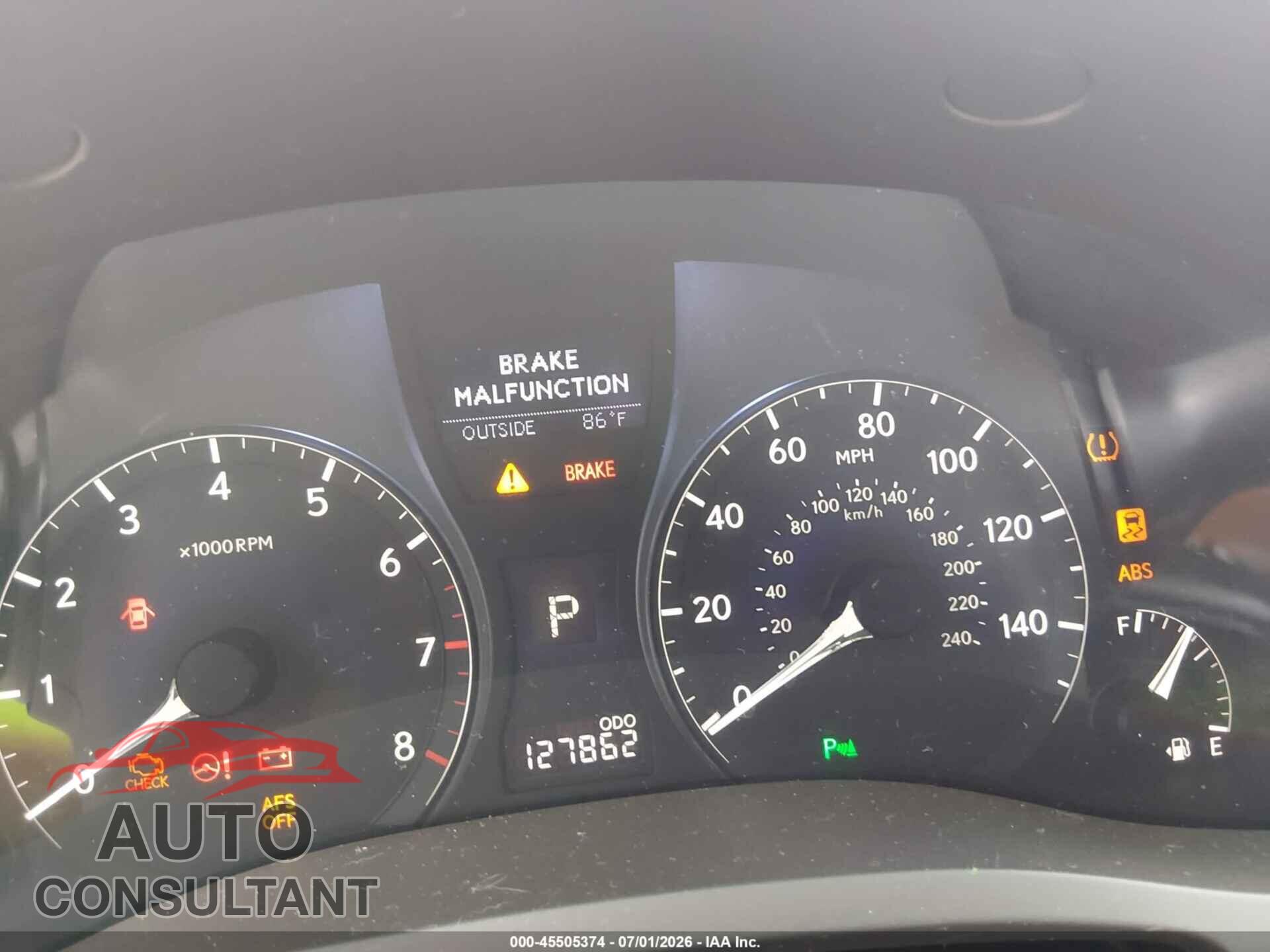 LEXUS RX 350 2011 - 2T2BK1BA7BC094820