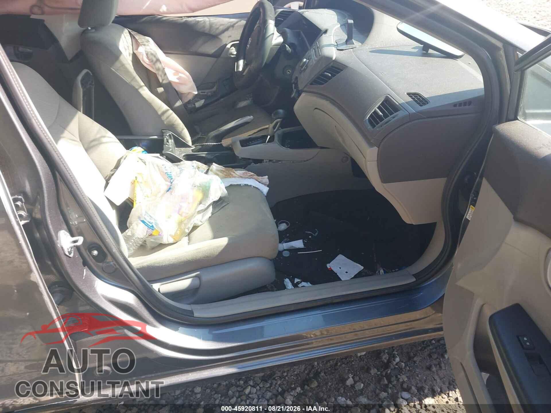 HONDA CIVIC 2012 - 19XFB2F54CE352688
