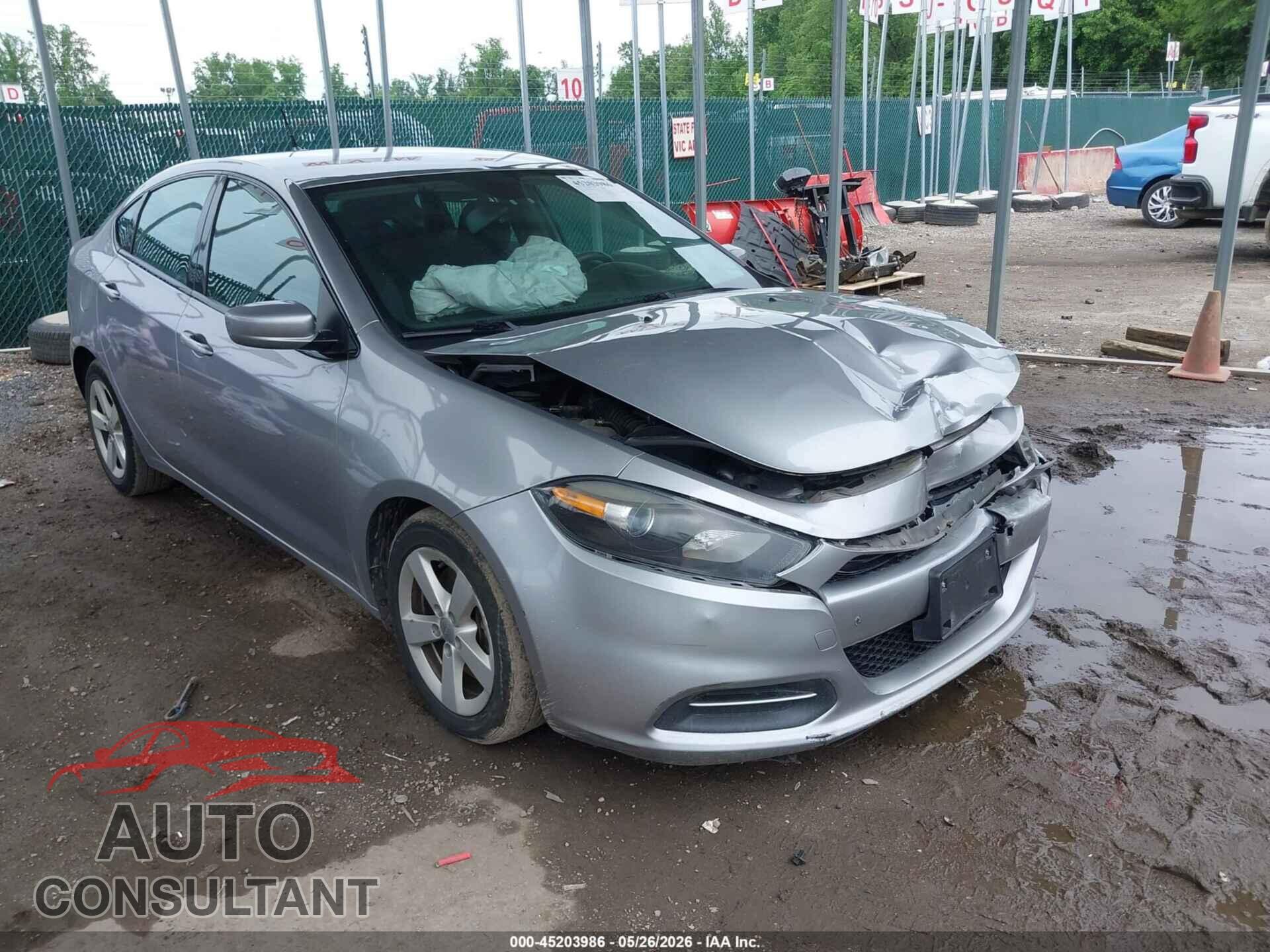DODGE DART 2015 - 1C3CDFBB6FD390496