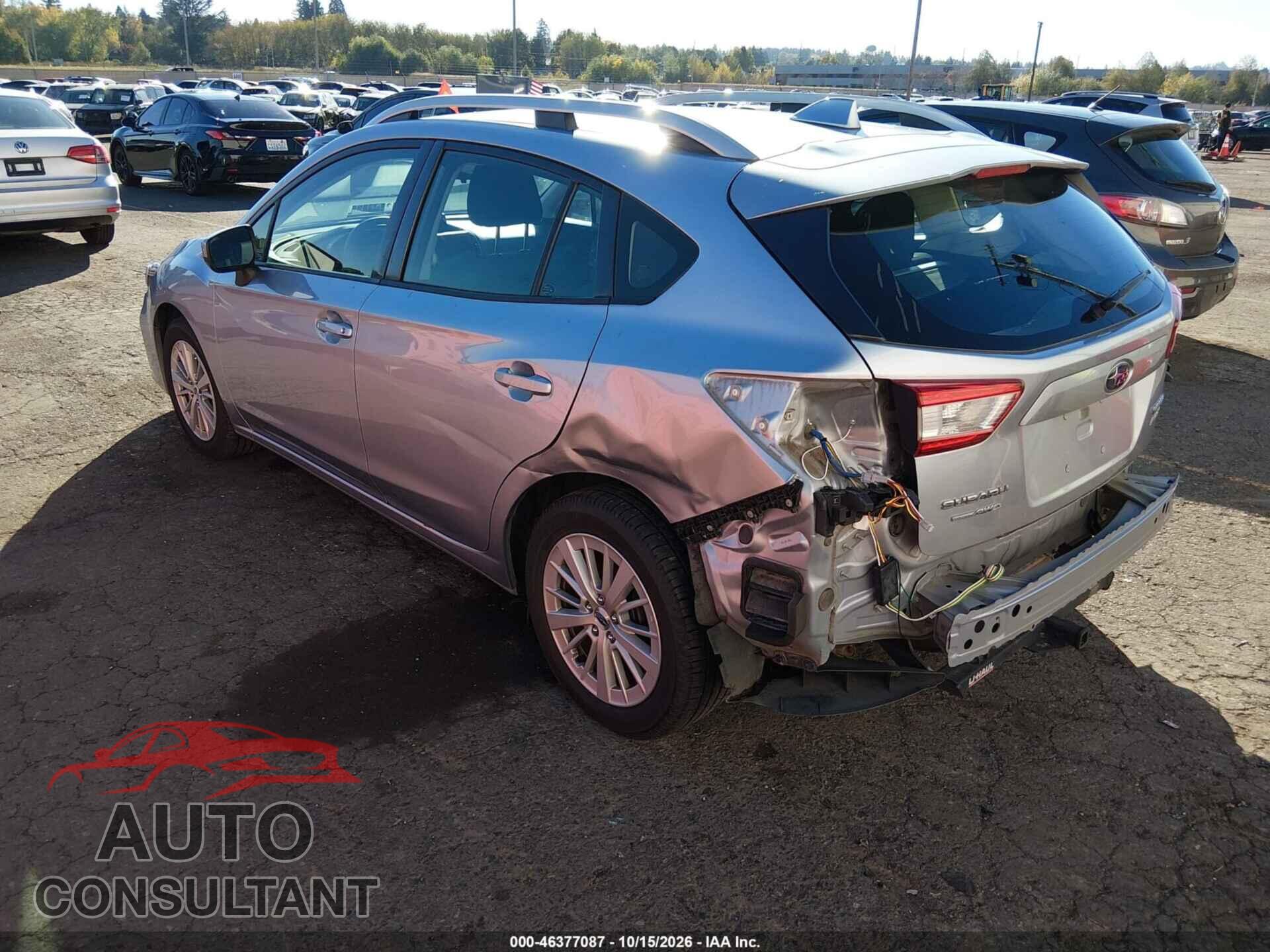 SUBARU IMPREZA 2017 - 4S3GTAB67H3707717